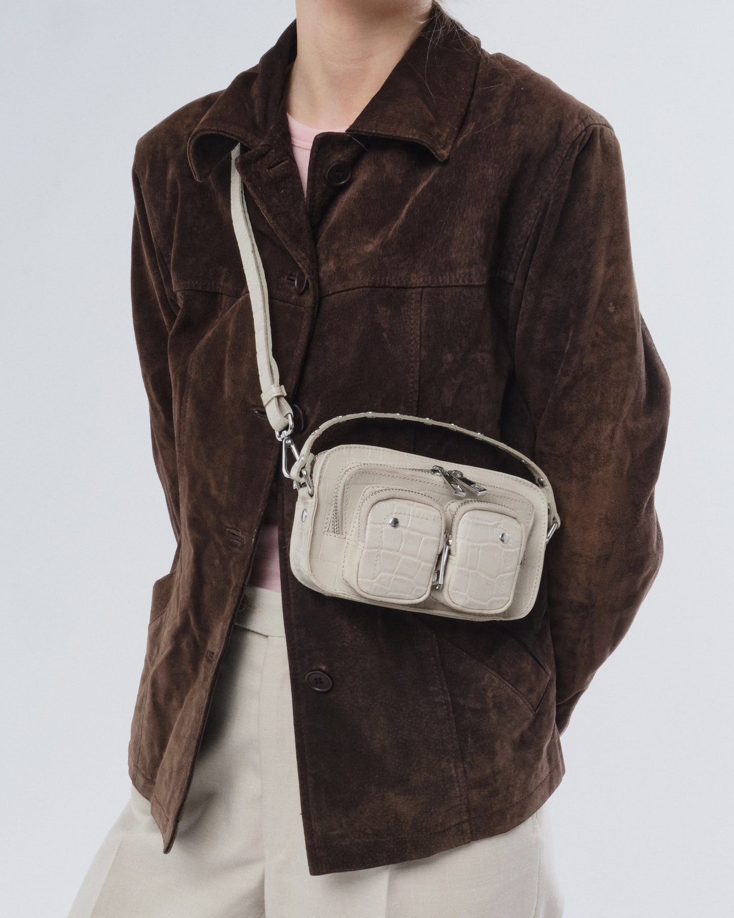 Núnoo Helena Texas Warm Grey Small bag Warm Grey