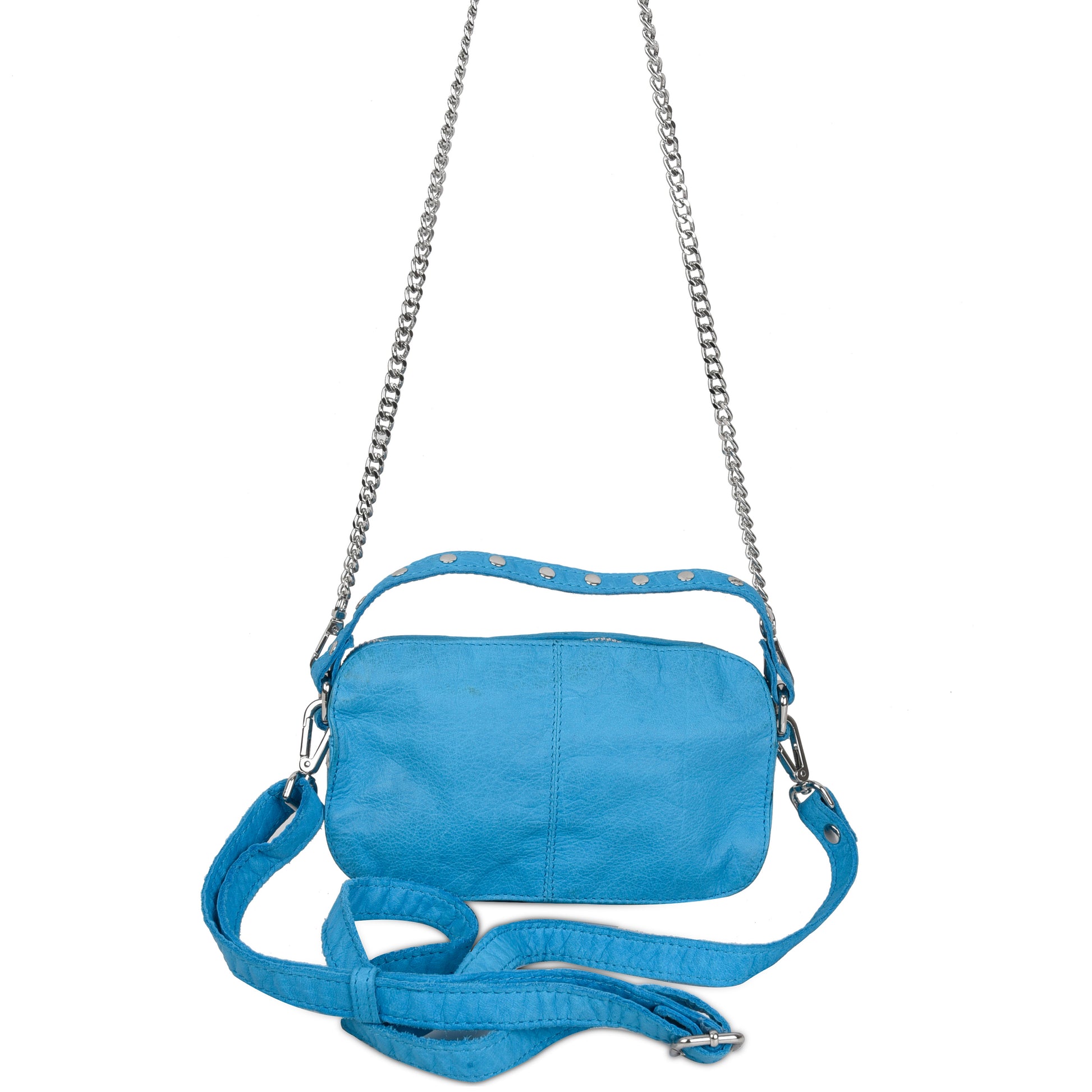 Núnoo Helena Washed Blue Small bag Blue