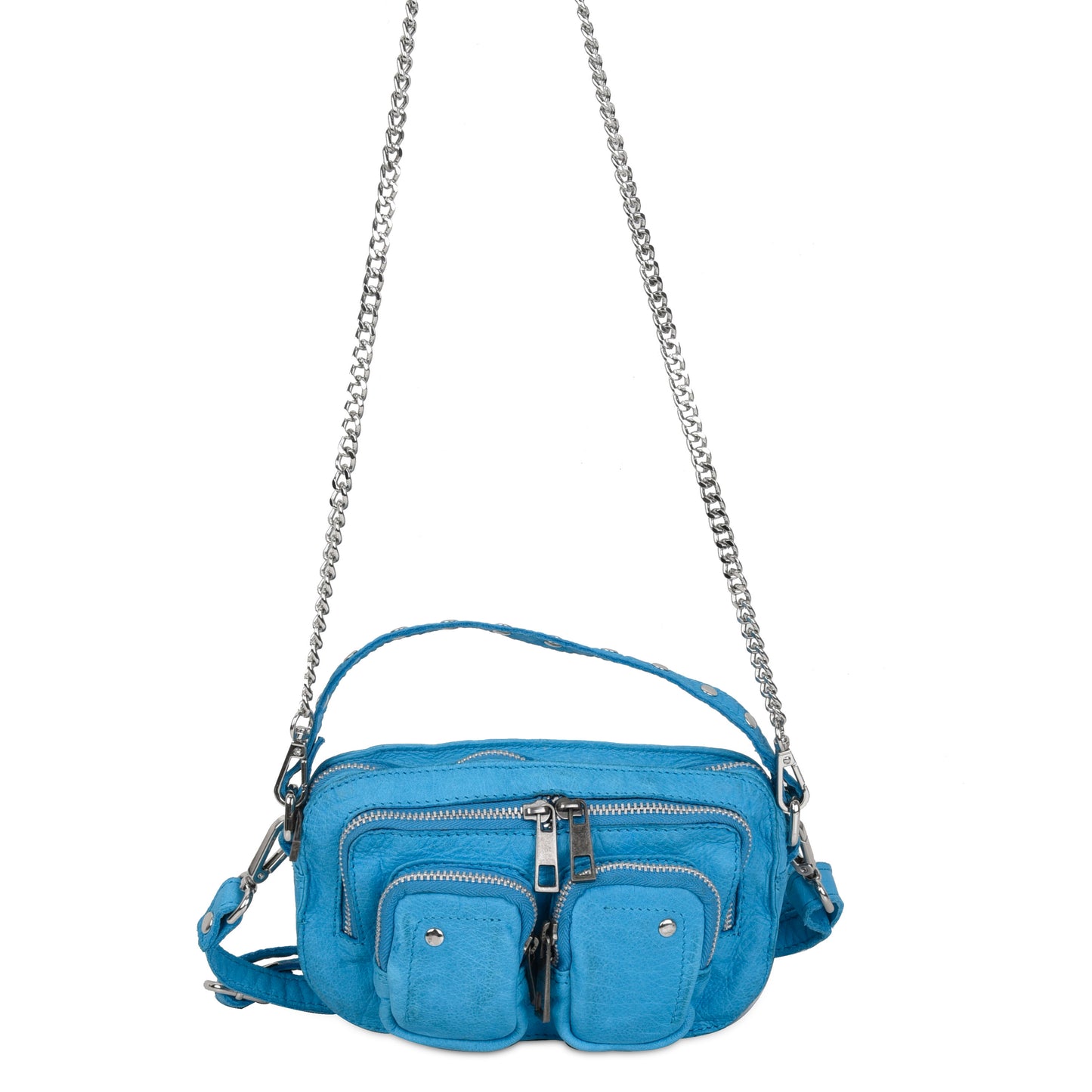 Núnoo Helena Washed Blue Small bag Blue