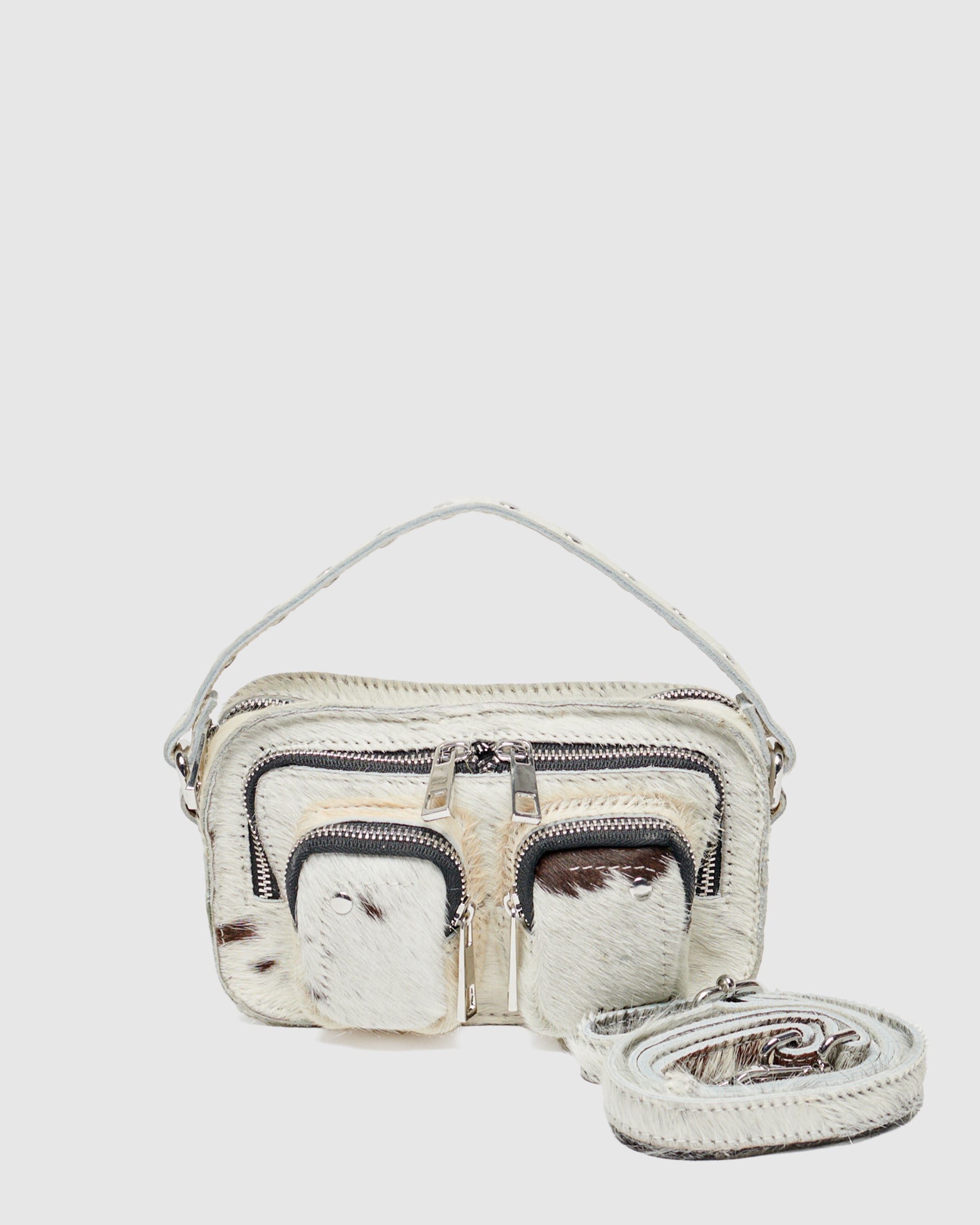 Núnoo Helena White Dots Small bag Black/white