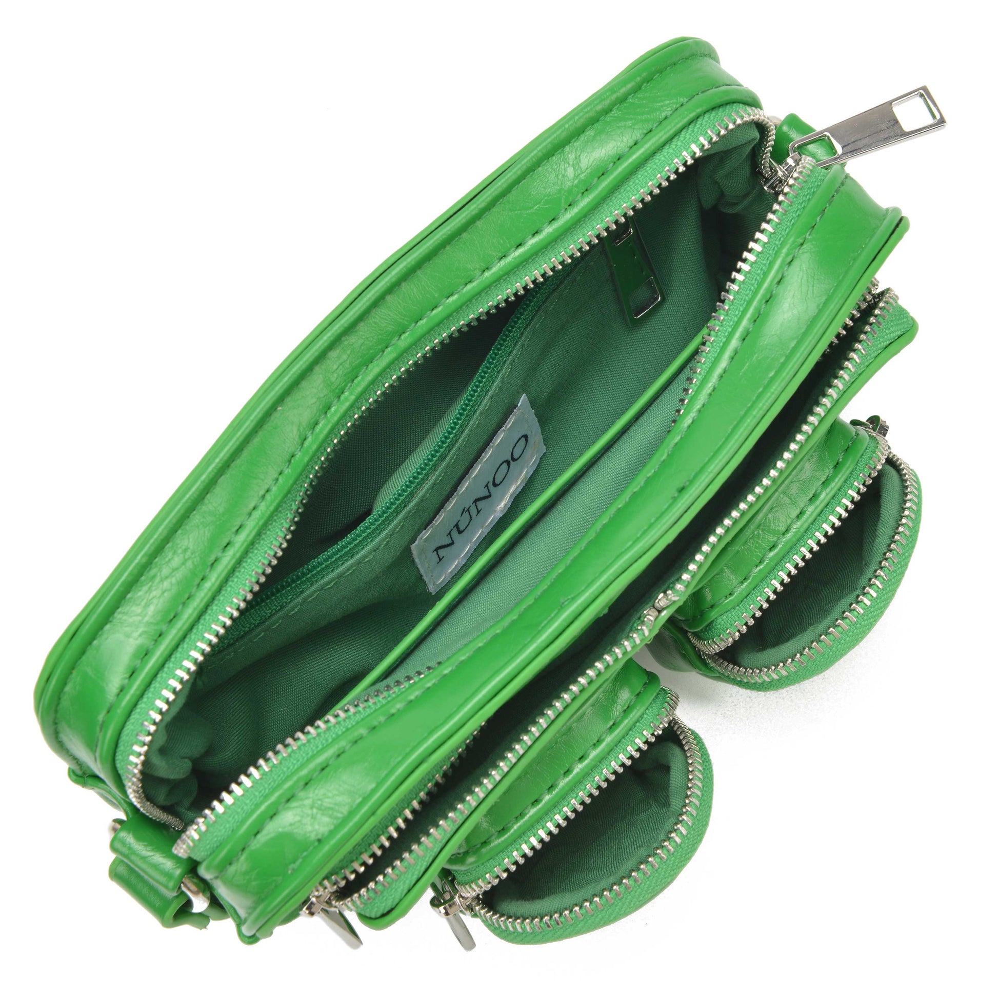 Núnoo Helena Wrinkle Green Shoulder bags Green