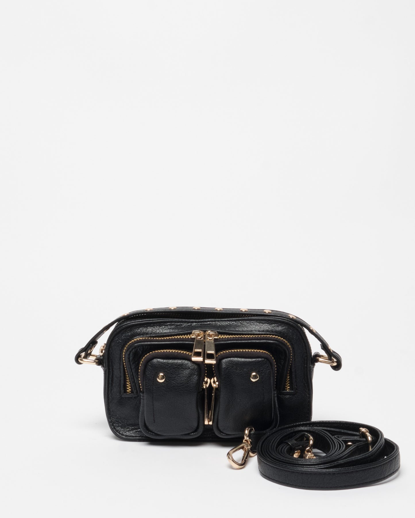 Núnoo Helena air 1 black w. gold Small bag Black