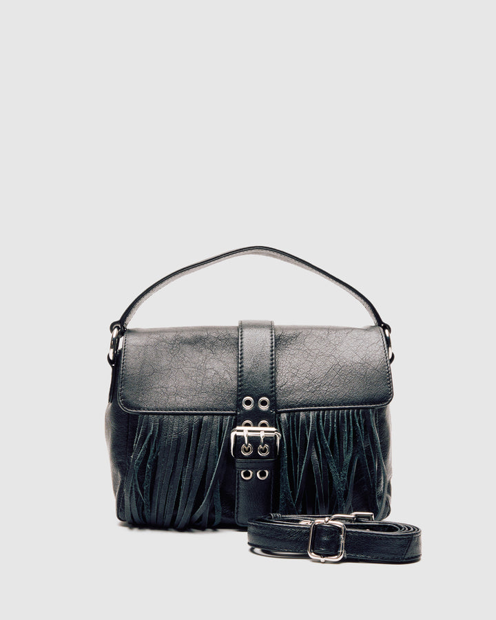 Núnoo Honey Buckle Fringe Mountain Black Medium Black