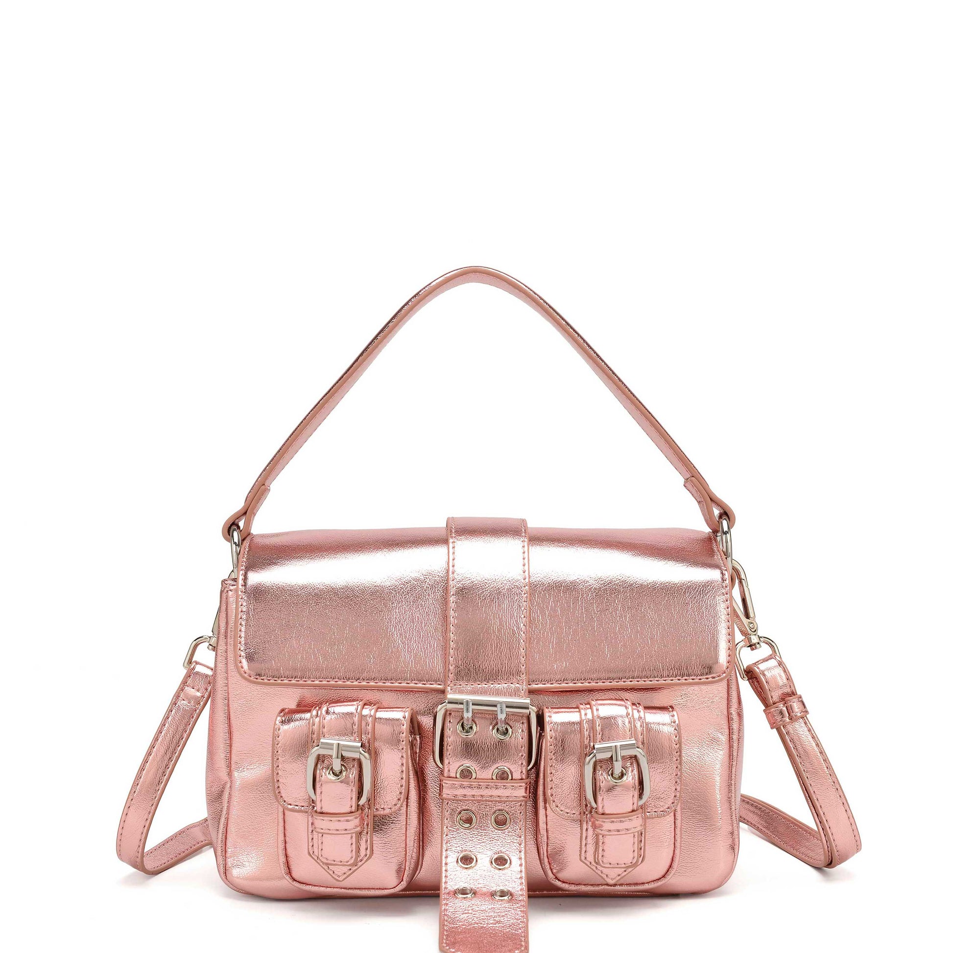 Núnoo Honey Buckle Recycled cool Light Pink Shoulder bags Light pink