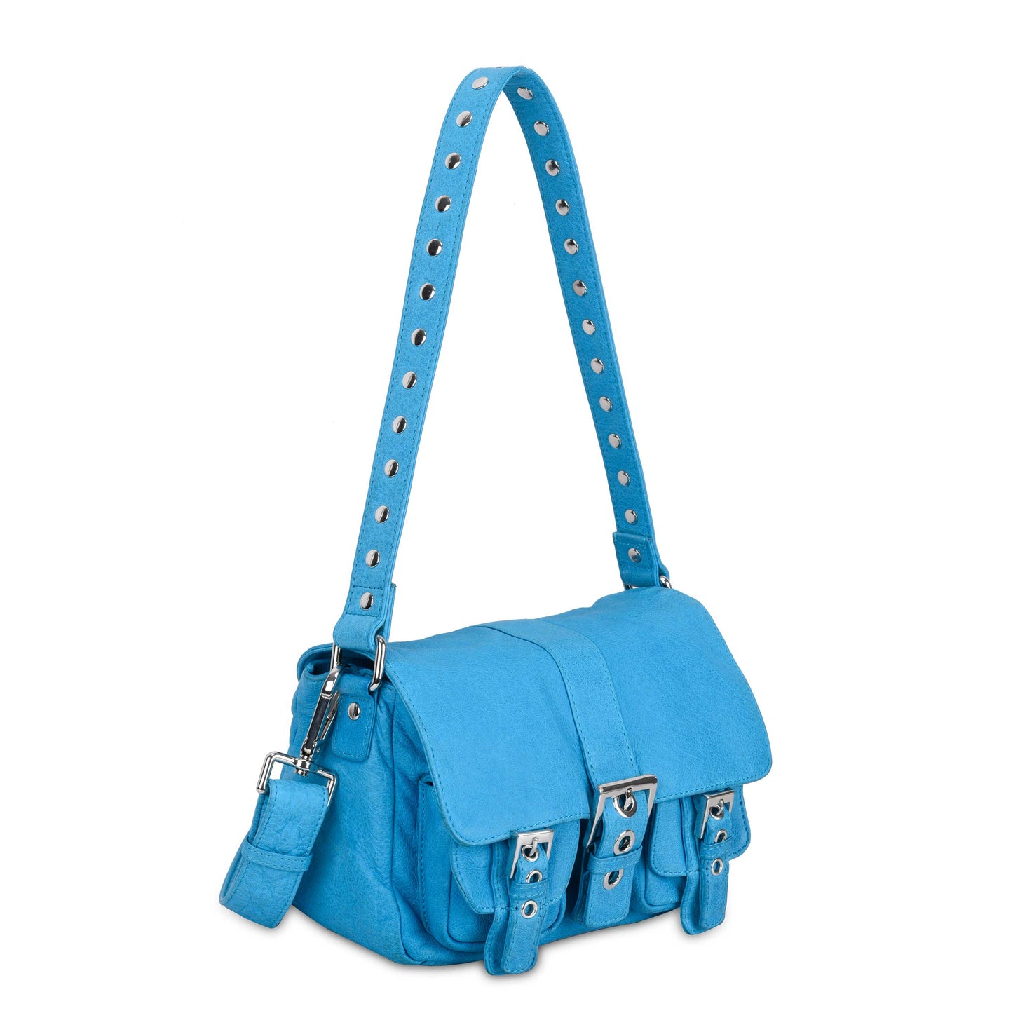 Núnoo Honey Buckle Washed Blue Shoulder bags Blue