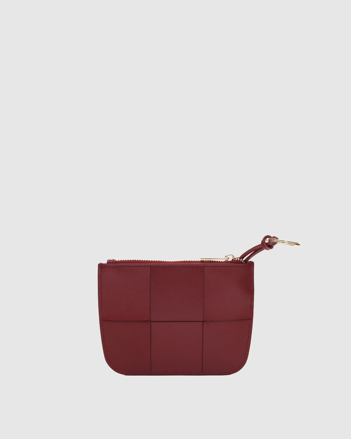 Núnoo Jessie Braided Florence Maroon w. Gold Accessories Maroon