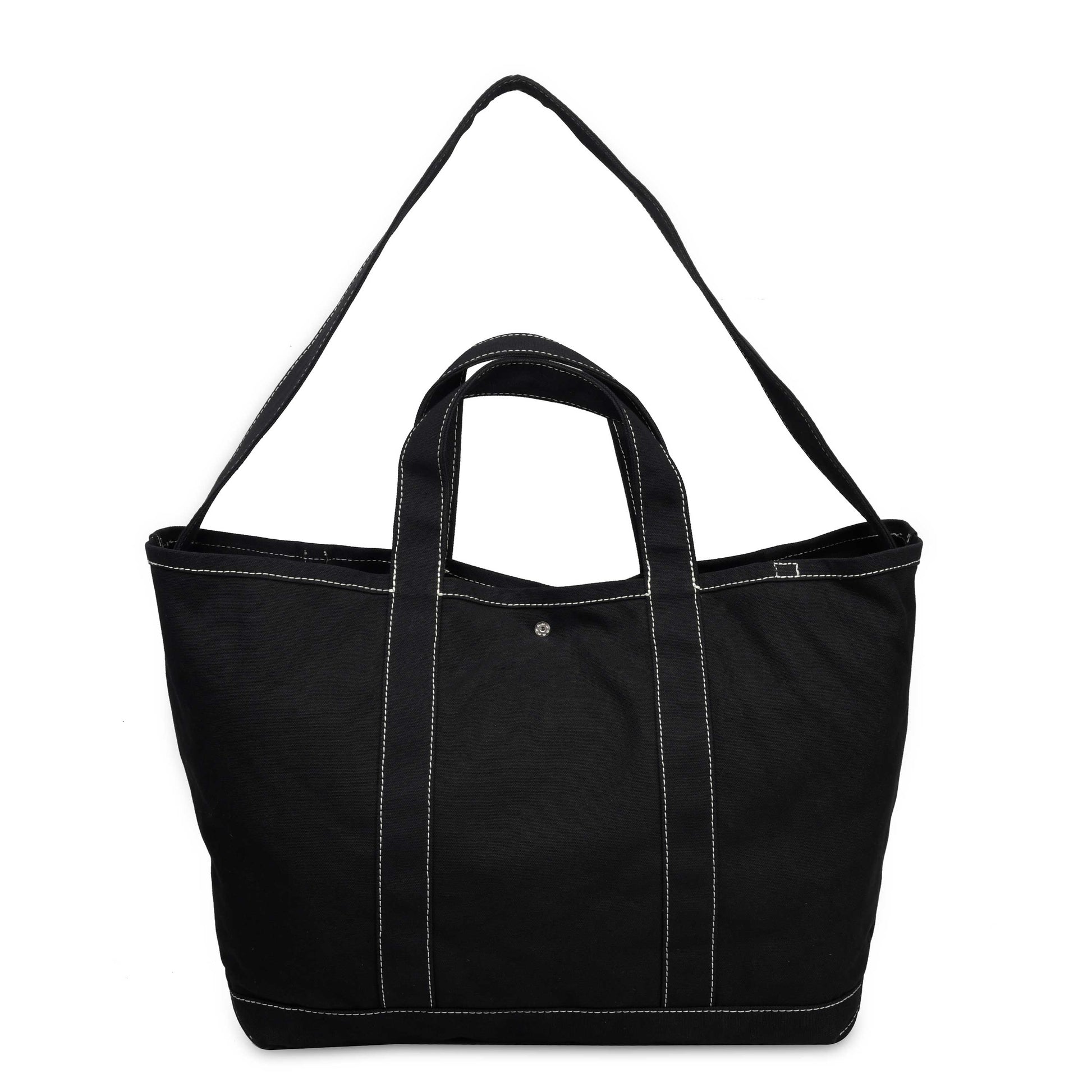 Núnoo Large Tote Recycled Canvas Black Shoulder bags Black