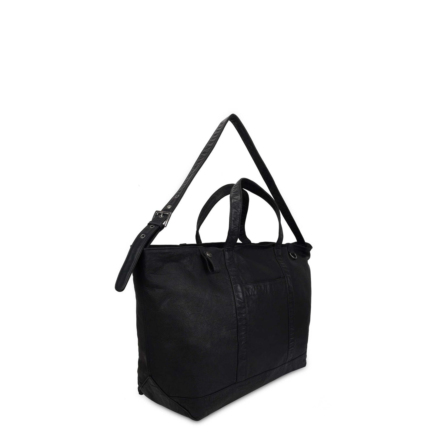 Núnoo Large Tote Washed Black Crossbody Black