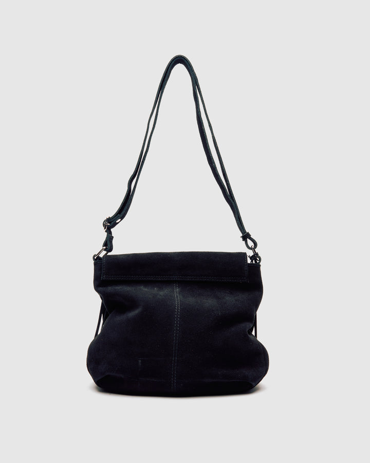 Núnoo Layla Sweetheart Suede Black Medium Black