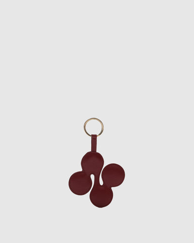 Logo Keyring Florence Maroon w. Gold