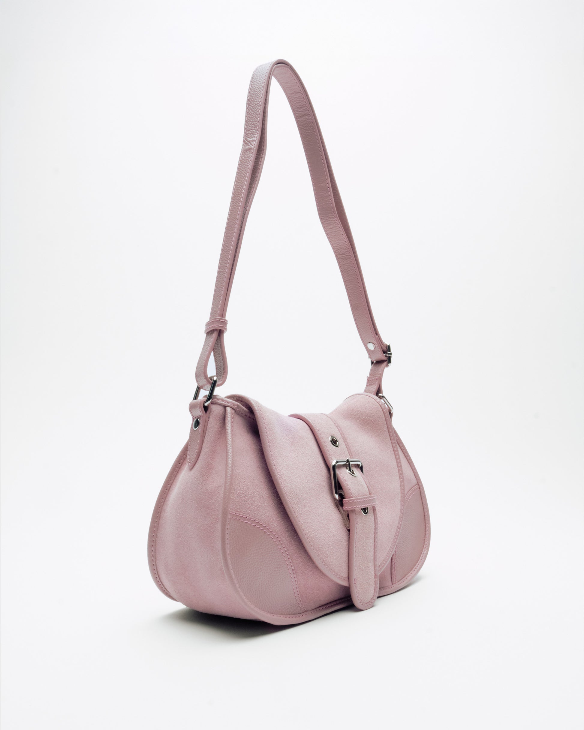 Núnoo Maria Suede Candyfloss Medium Candyfloss