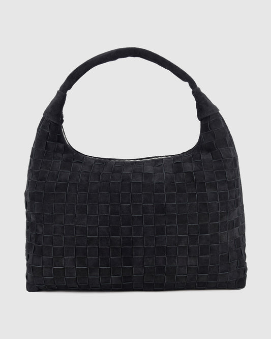 Núnoo Maxi Dandy Braided Suede Black Maxi Black