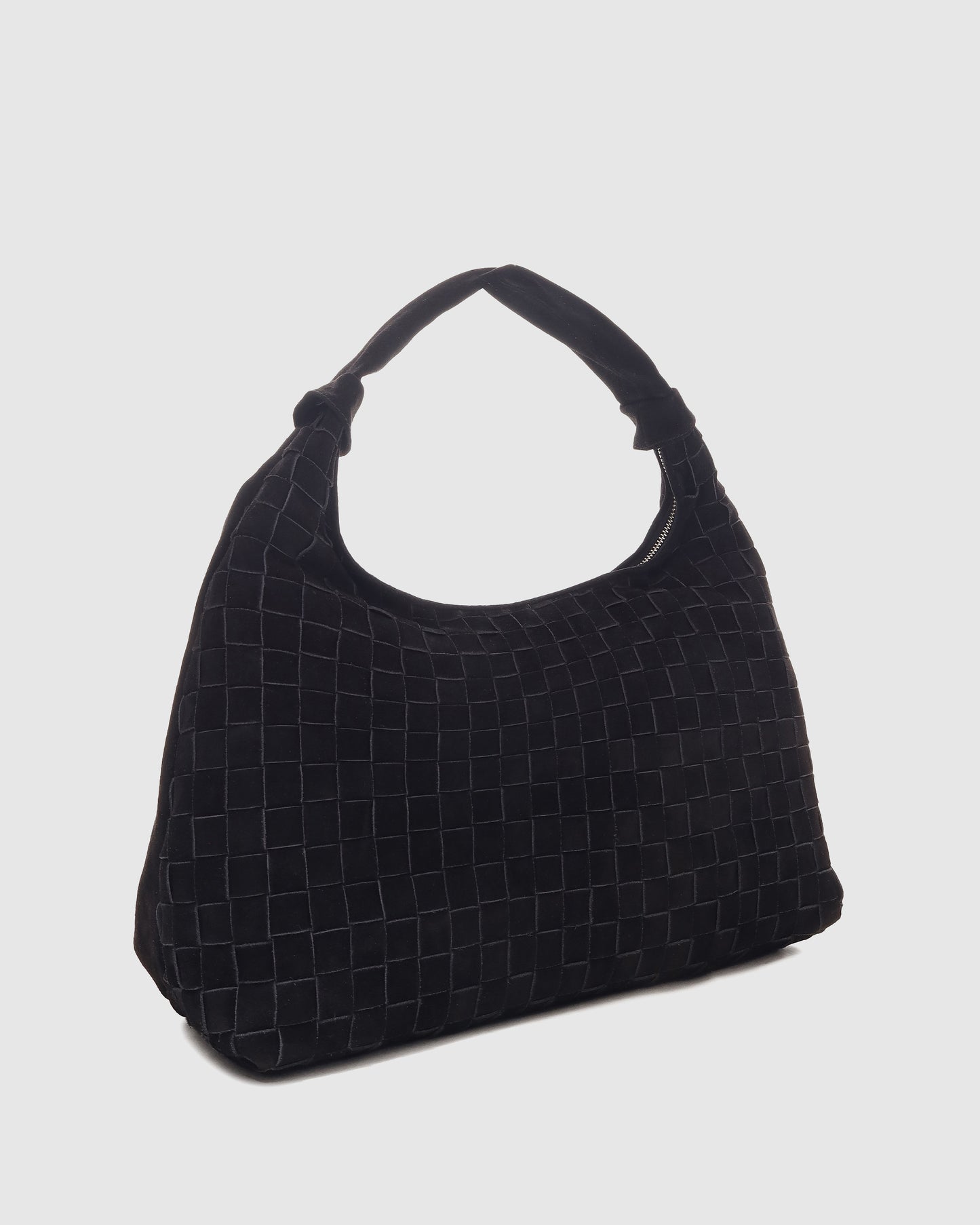 Núnoo Maxi Dandy Braided Suede Black Maxi Black