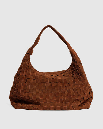 Maxi Dandy Braided Suede Cacao