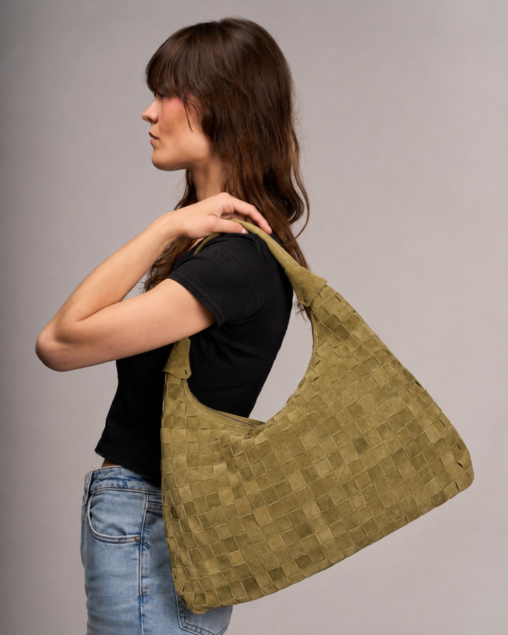 Núnoo Maxi Dandy Braided Suede Sage Maxi Sage [AI]