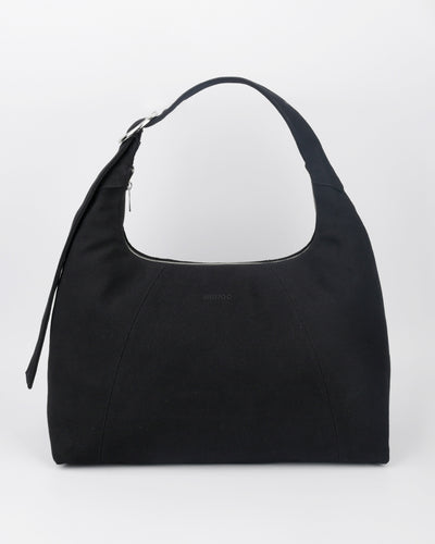 Maxi Dandy Buckle Canvas Black