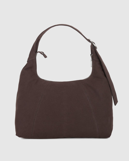 Núnoo Maxi Dandy Buckle Canvas Coffee Maxi Coffee