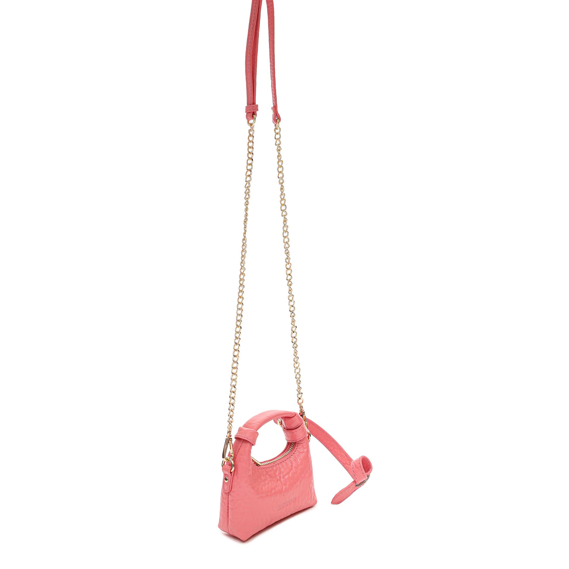 Núnoo Micro Dandy New Zealand Coral w. Gold Small bag Coral