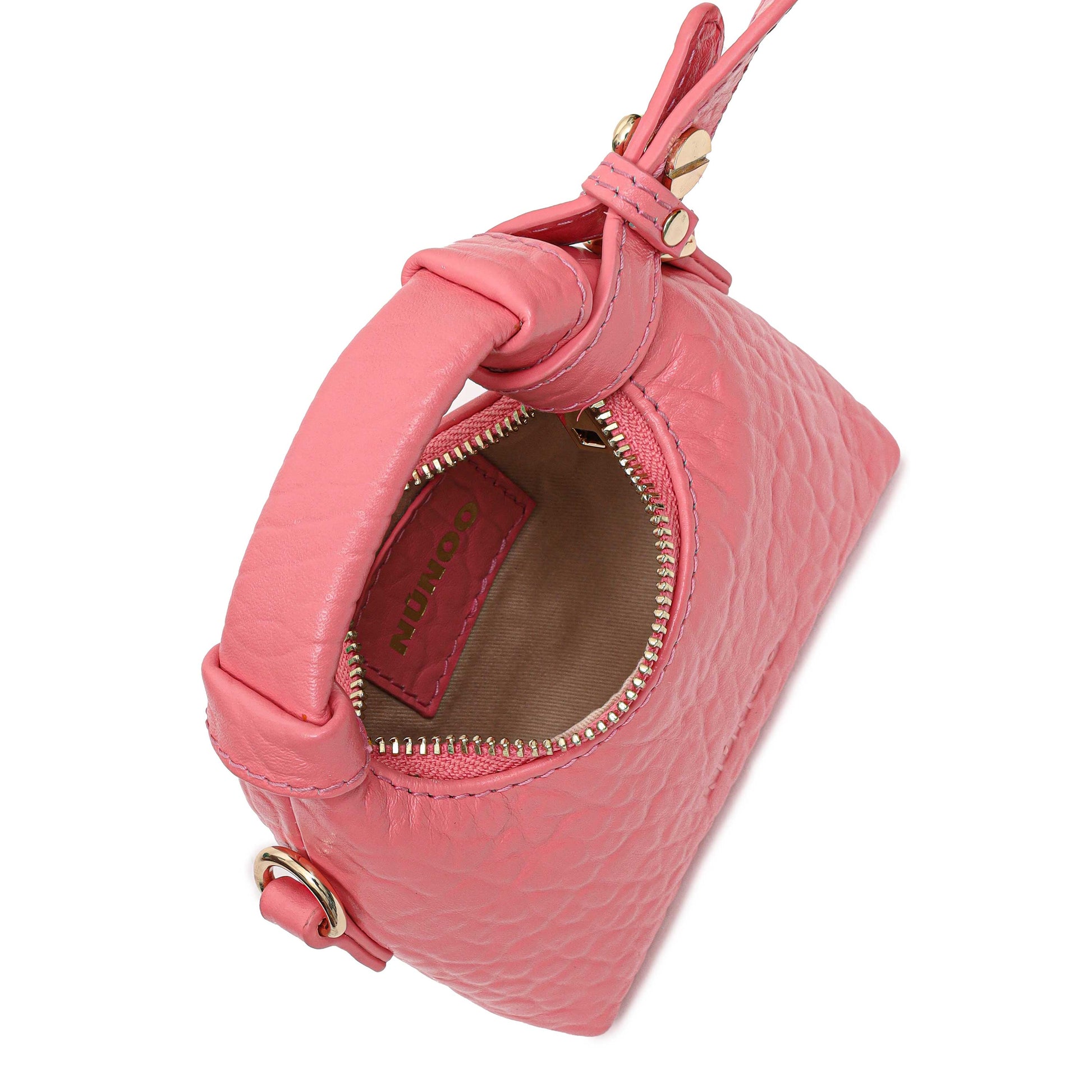 Núnoo Micro Dandy New Zealand Coral w. Gold Small bag Coral