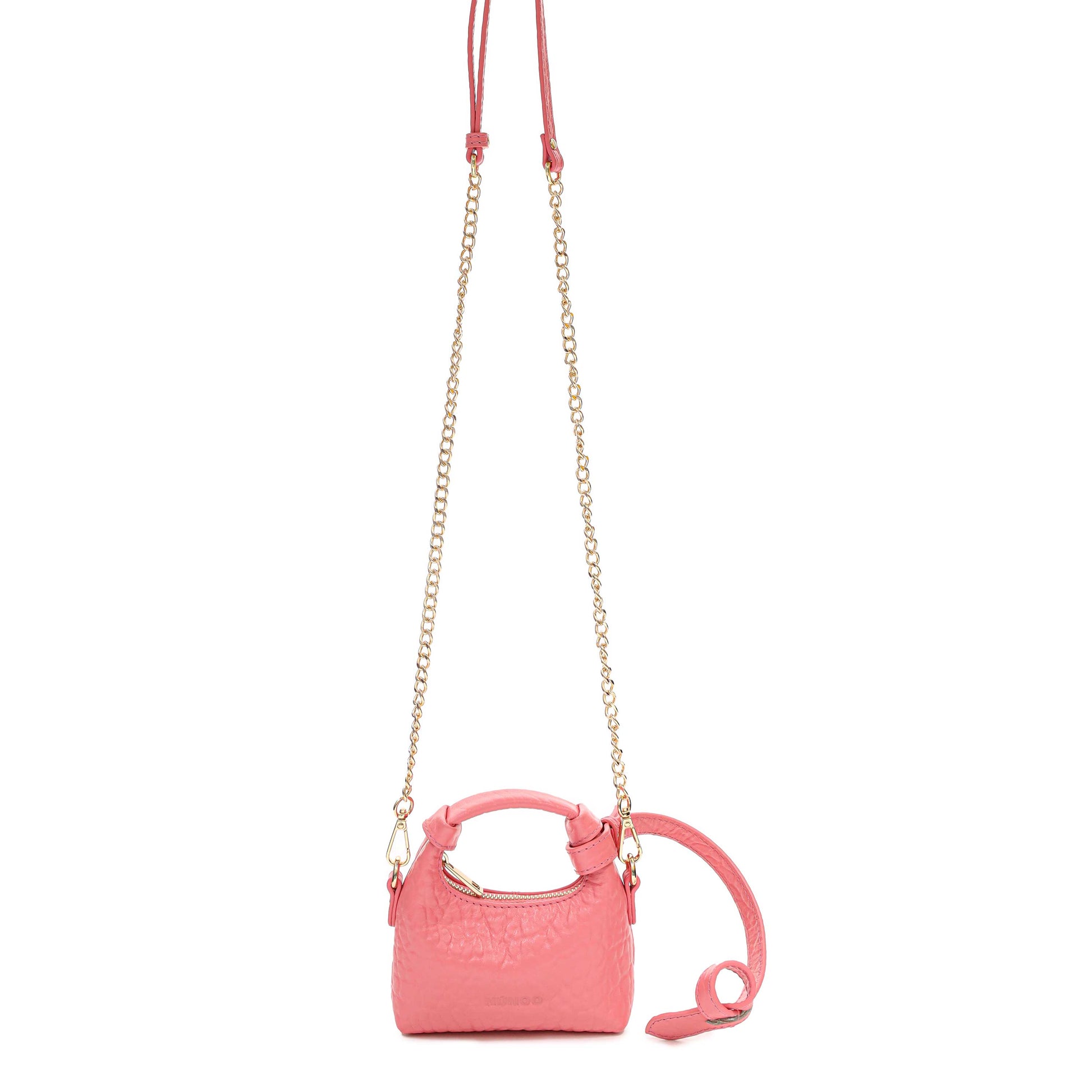 Núnoo Micro Dandy New Zealand Coral w. Gold Small bag Coral
