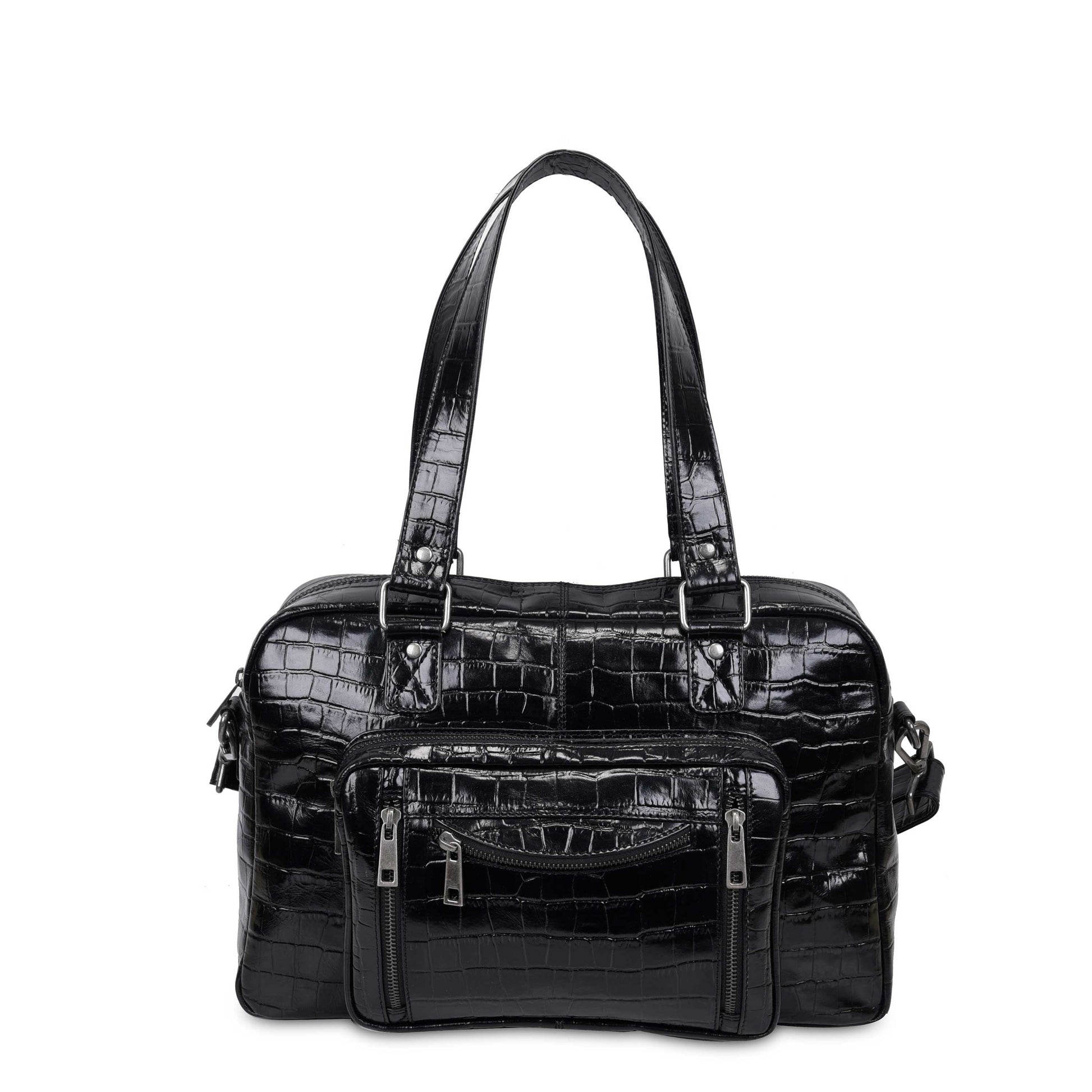 Núnoo Mille Texas Black w. Antique Silver Shoulder bags Black