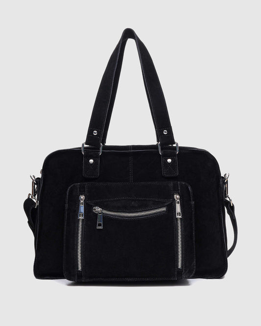 Núnoo Mille new suede Black Maxi