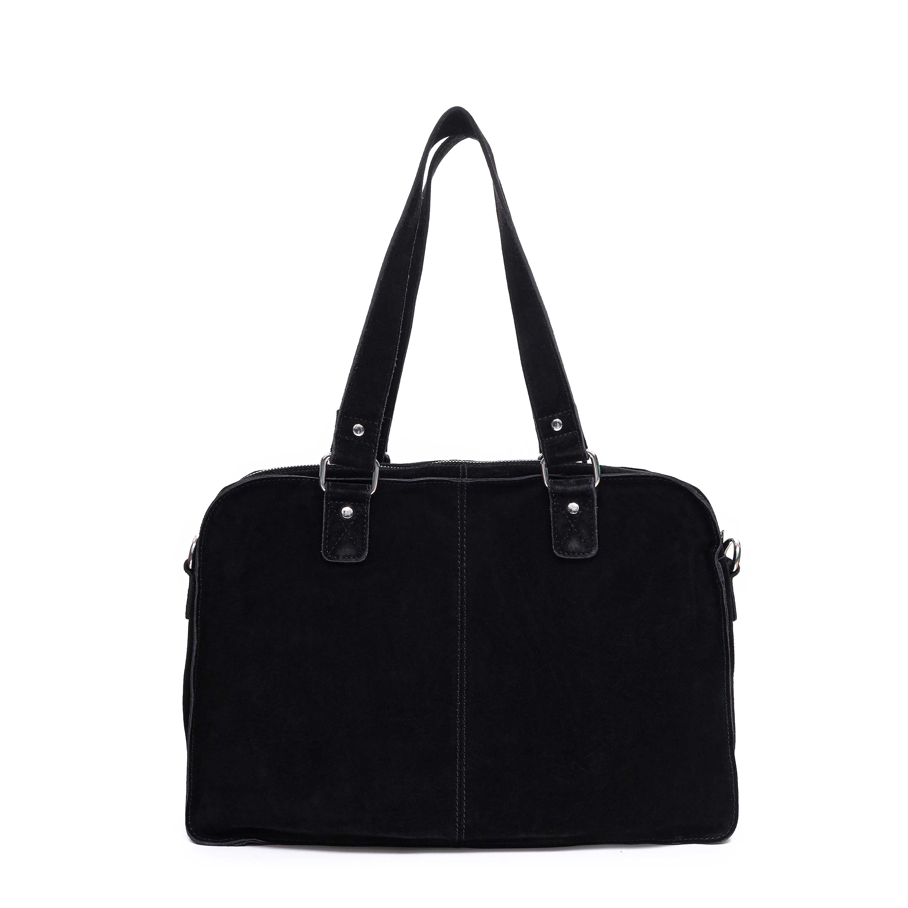 Suede black cross body bag on sale