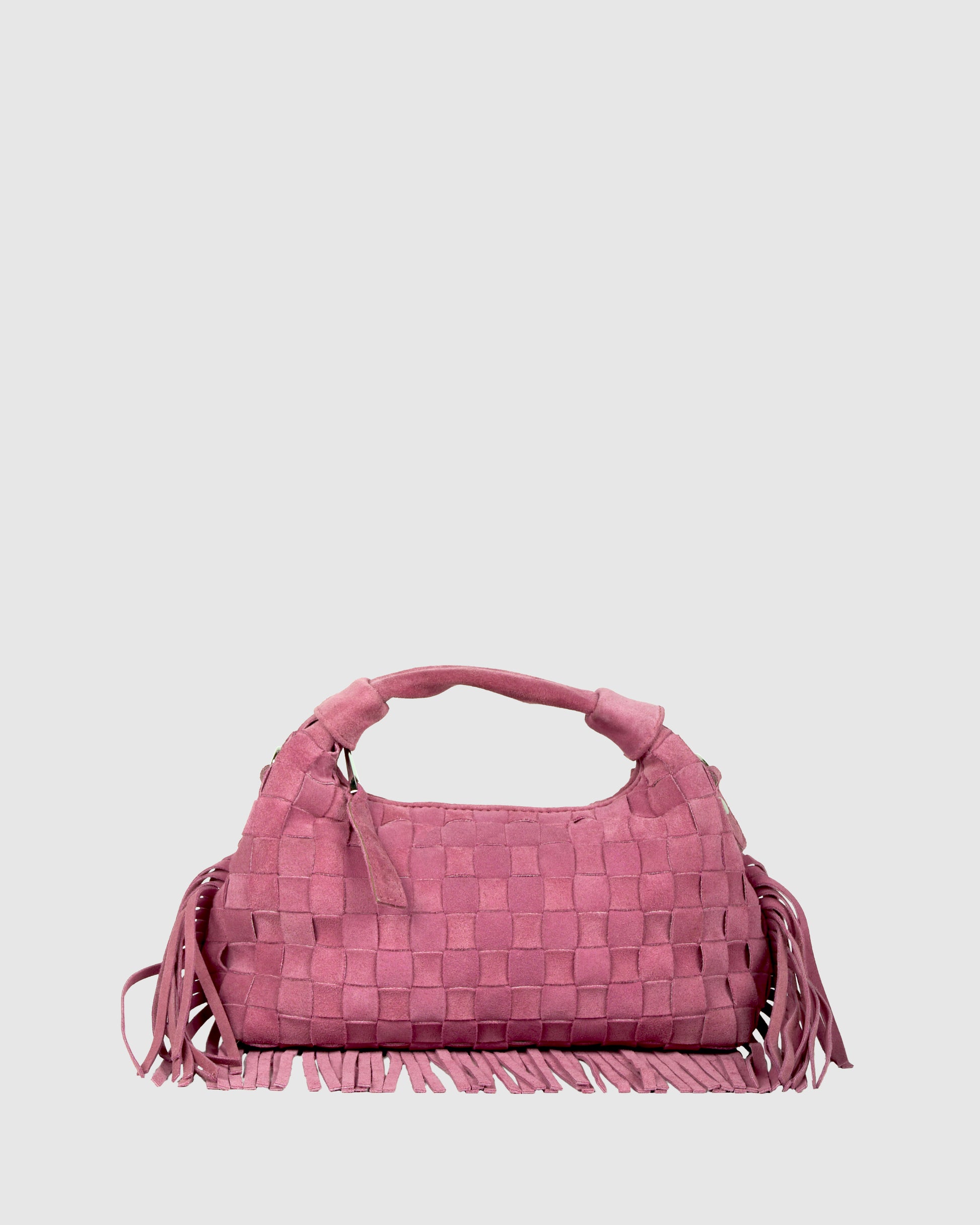 Núnoo Mini Dandy Braided Fringe Pink - Berg Larsen x Núnoo Small bag Pink