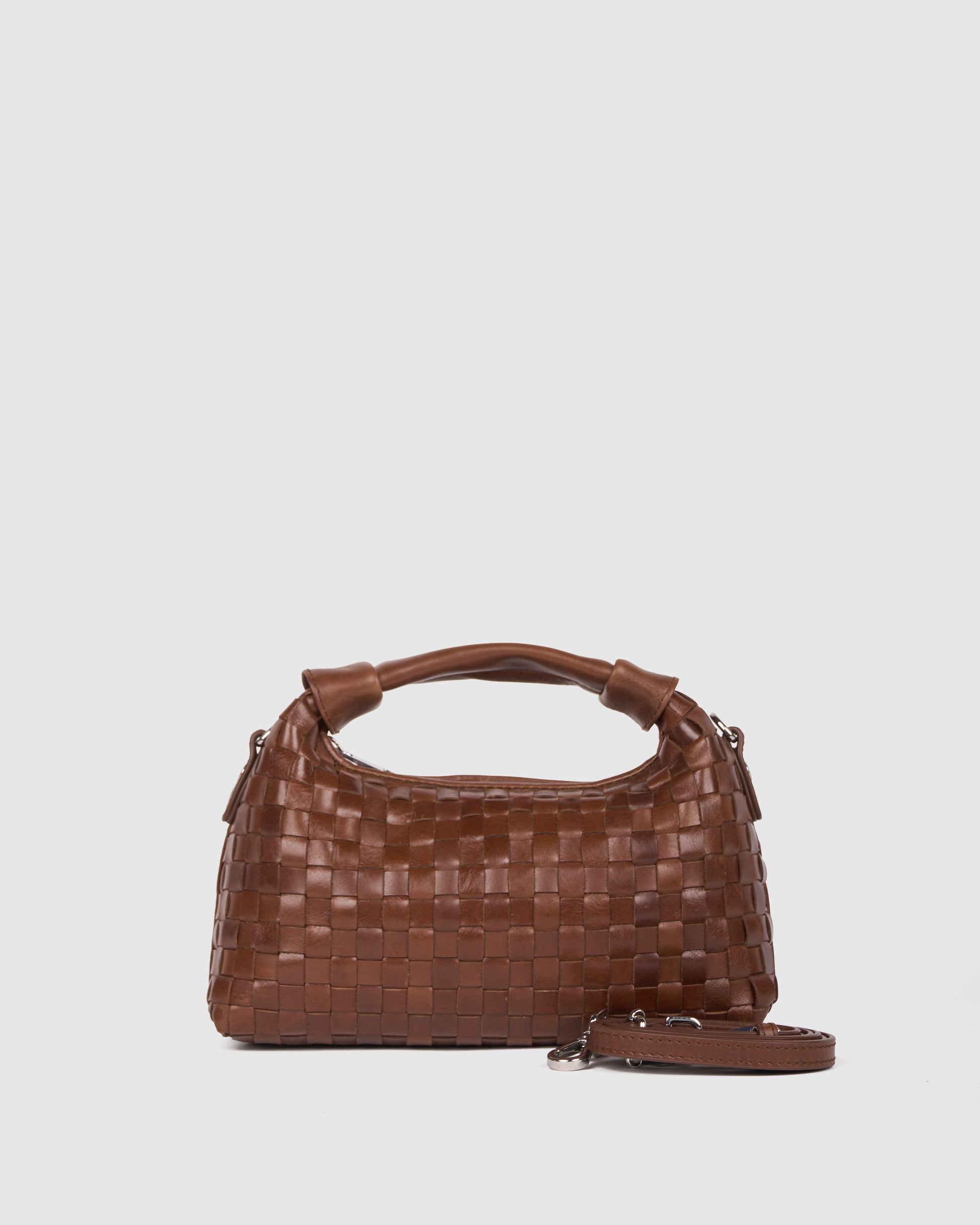Núnoo Mini Dandy Braided Rain Brown Small bag Brown