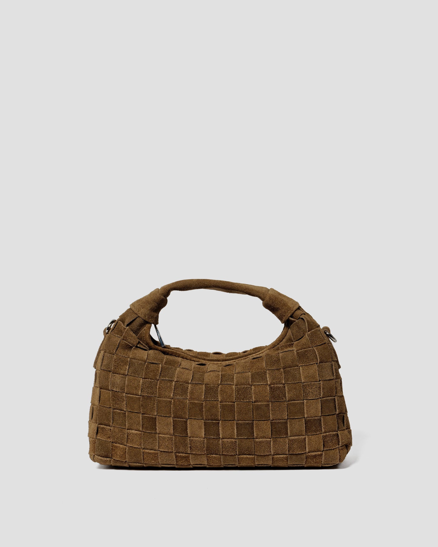 Núnoo Mini Dandy Braided Suede Dusty Olive Small bag Dusty Olive