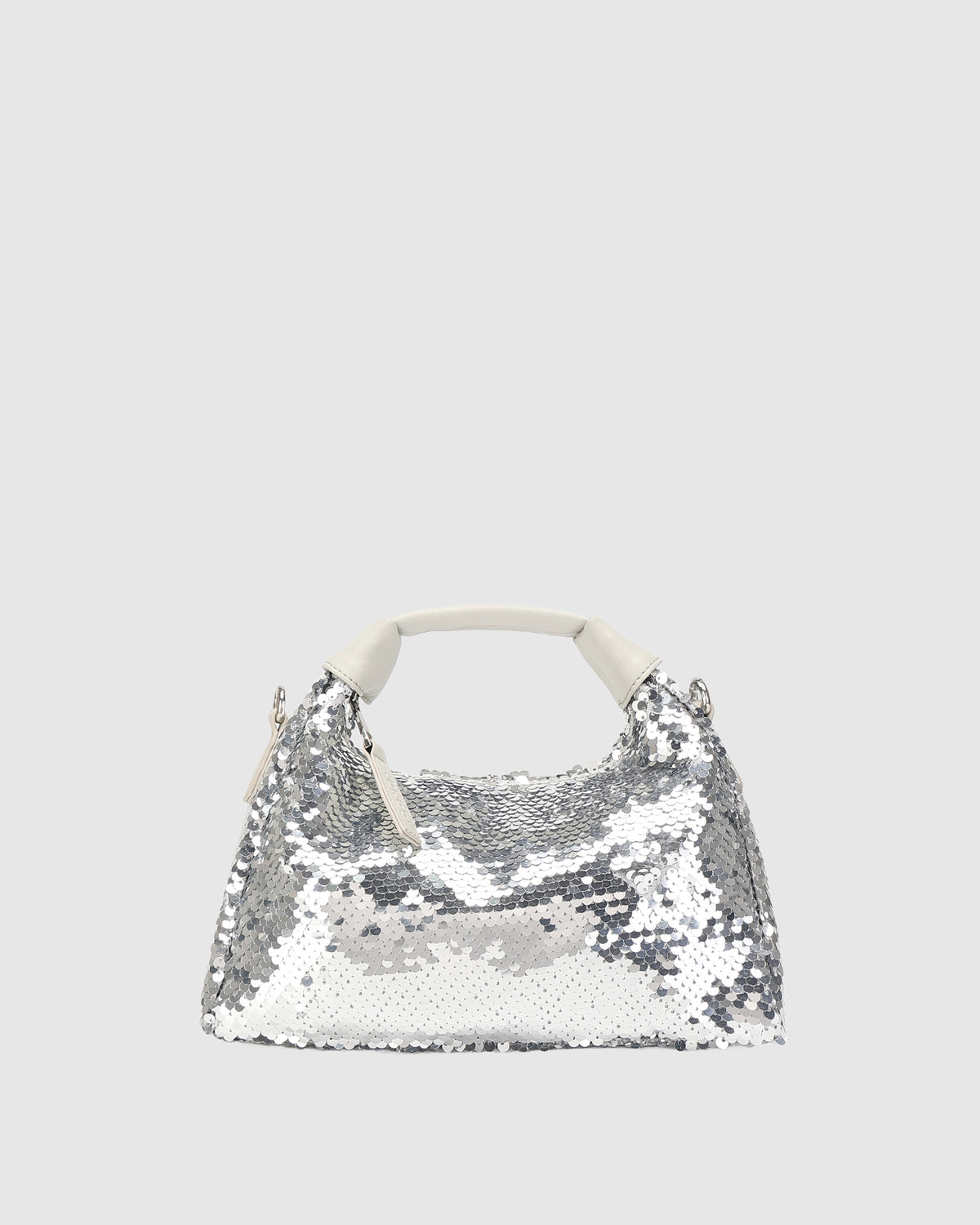 Núnoo Mini Dandy Sequins Silver Small bag Silver