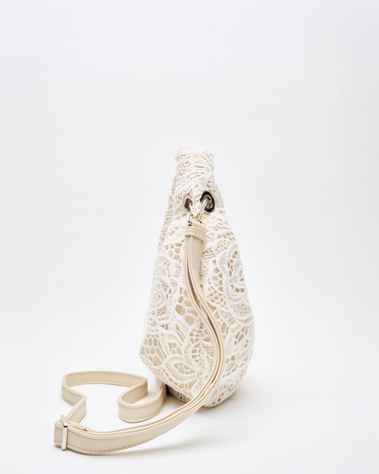 Núnoo Mini Gabi Lace Warm Grey Small bag Warm Grey