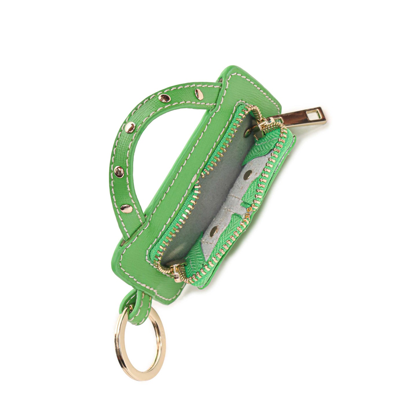 Núnoo Mini Helena Keyring Florence Bright Green w. Gold Accessories Bright Green