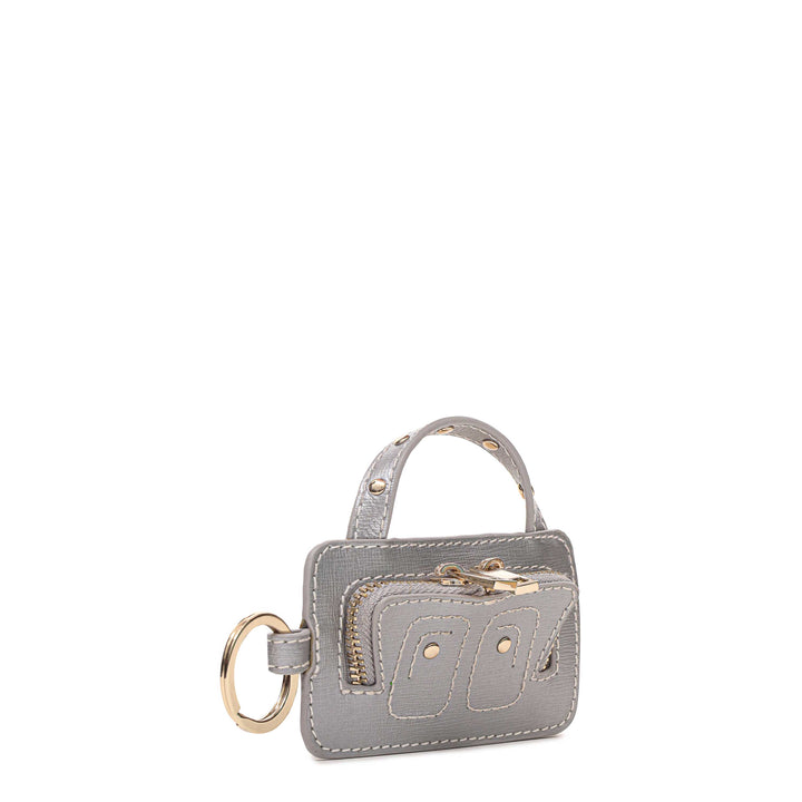 Núnoo Mini Helena Keyring Florence Silver w. Gold Accessories Silver
