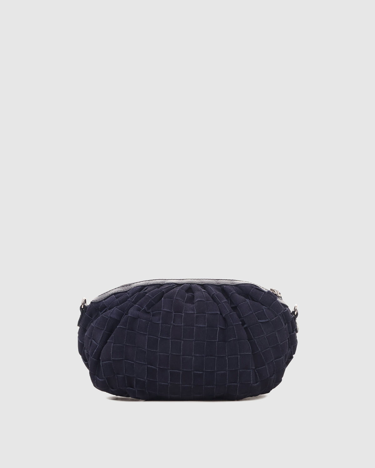 Núnoo Myra Braided Suede Midnight Blue Small bag Midnight Blue