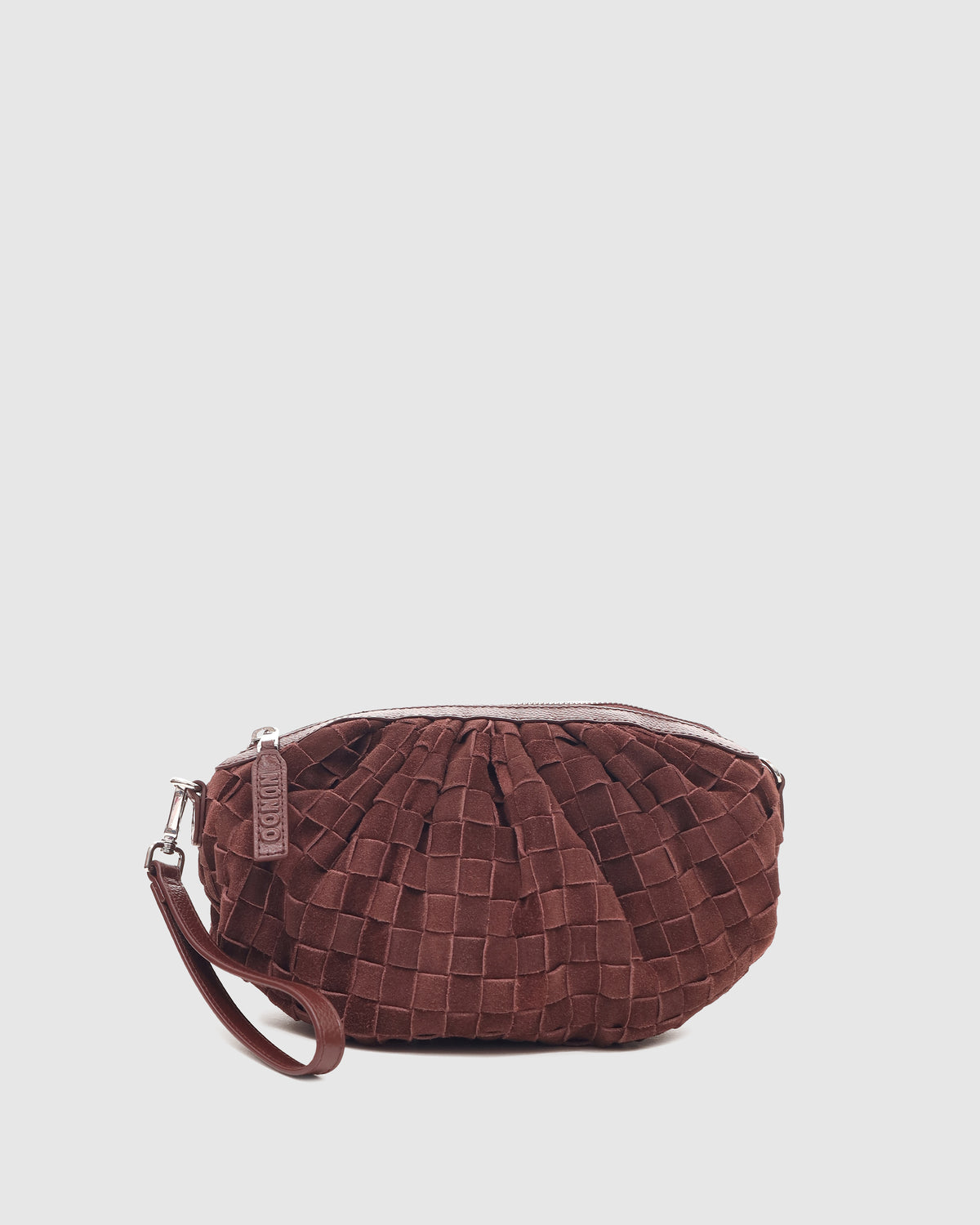 Núnoo Myra Braided Suede Rum Small bag Rum