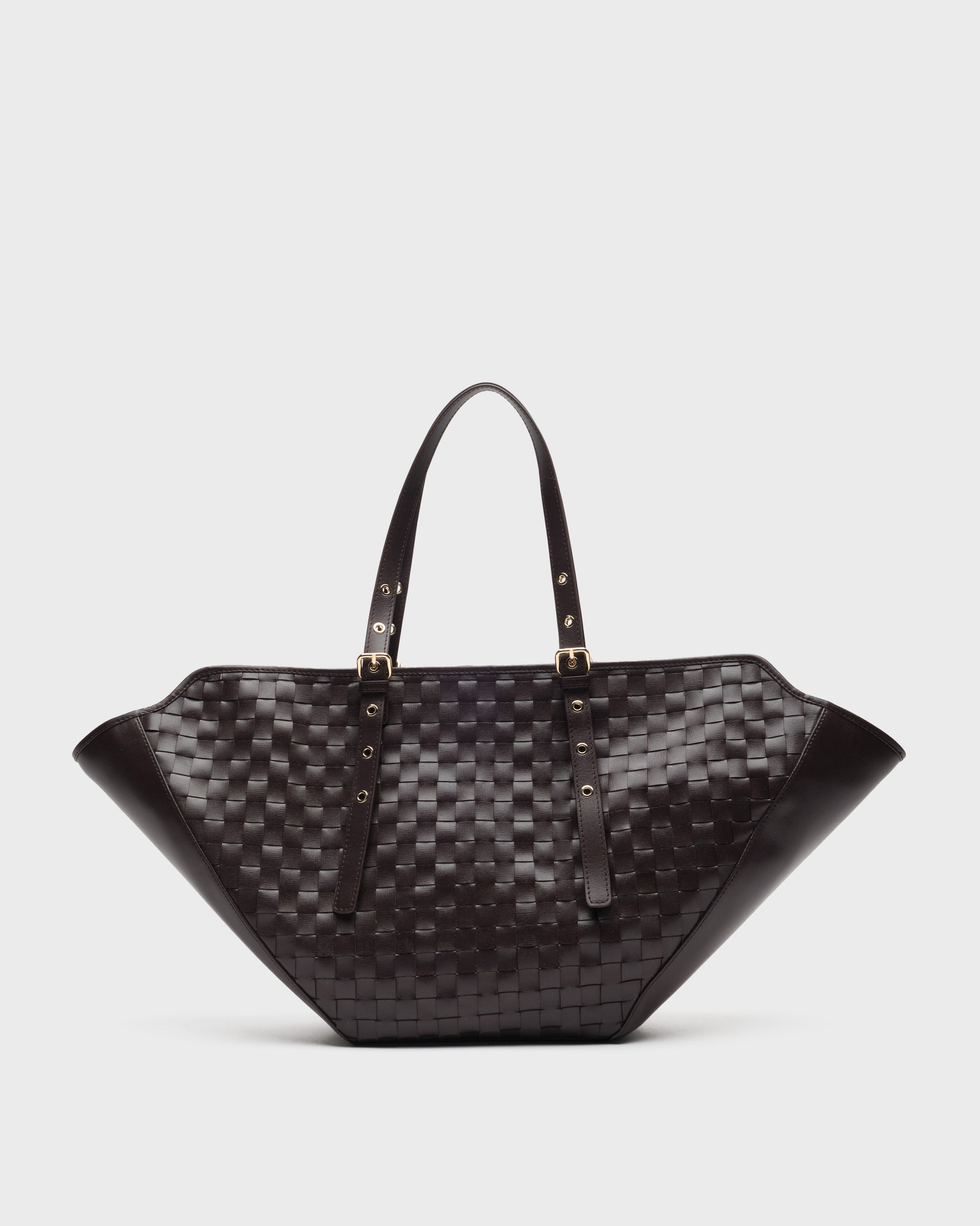 Núnoo Nora Braided Florence Chocolate w. Gold Maxi Chocolate