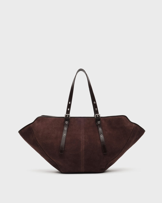 Núnoo Nora Suede Chocolate Maxi Chocolate