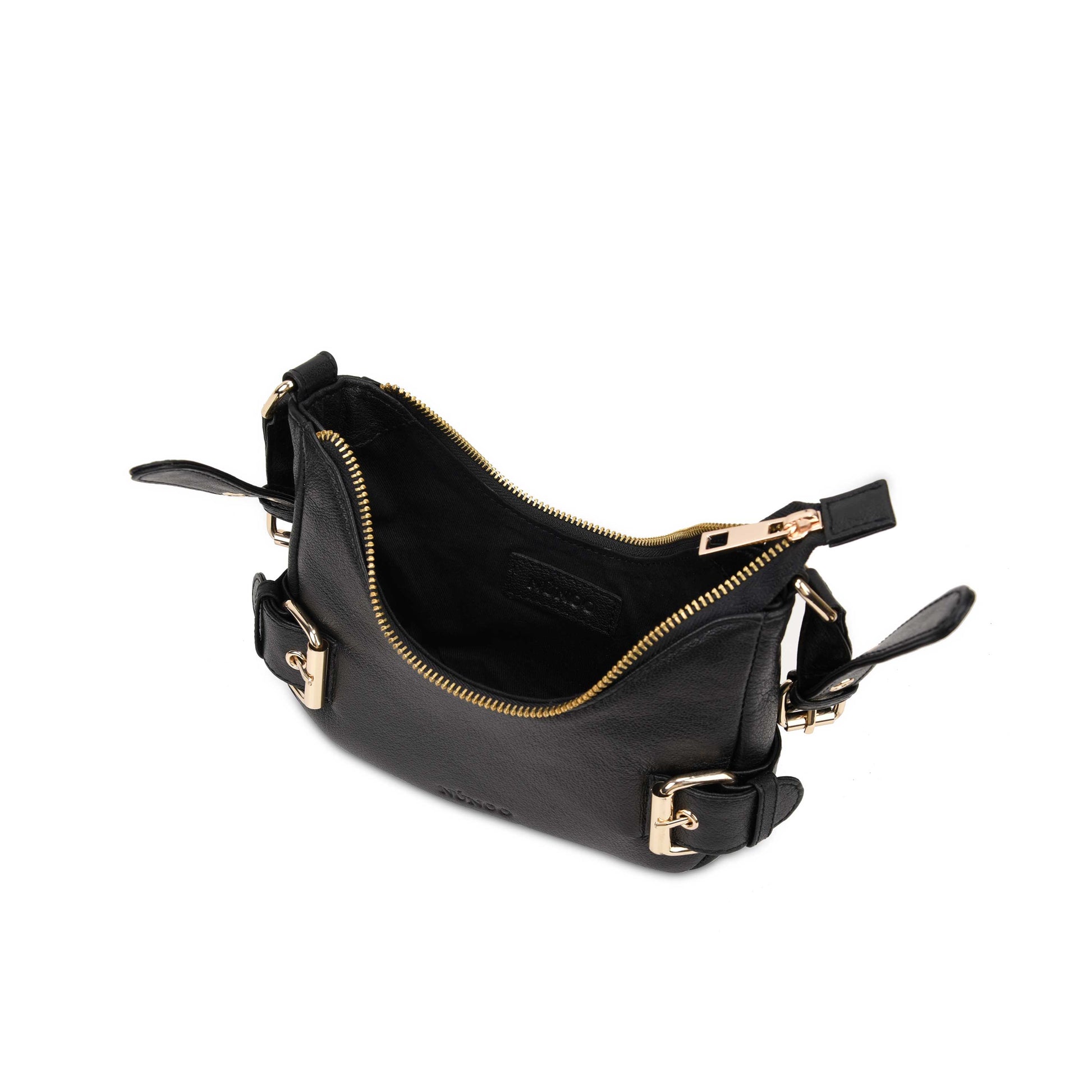 Núnoo Palma Air 1 Black w. Gold Small bag Black