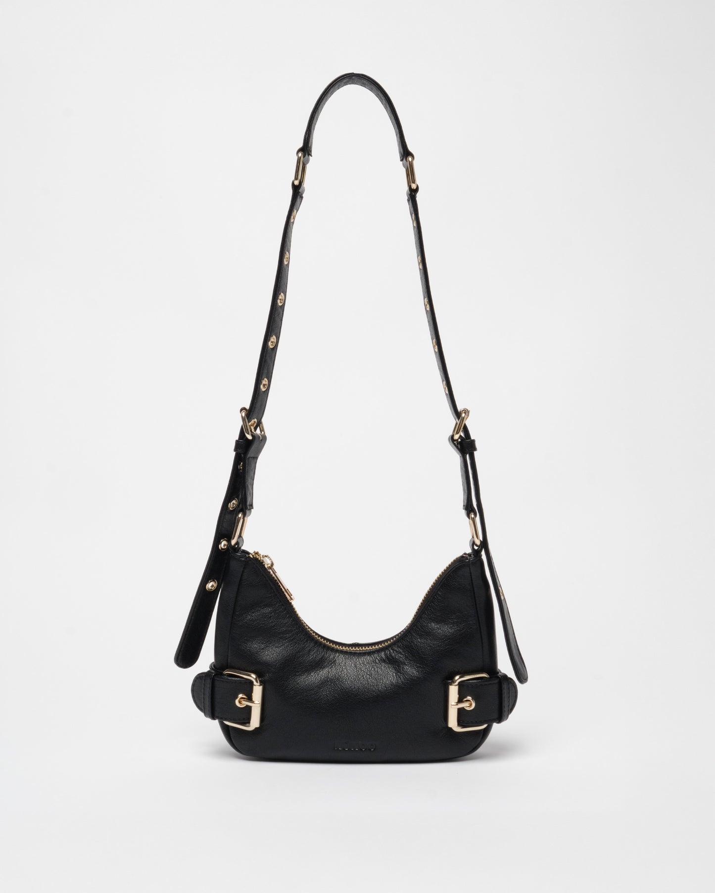 Núnoo Palma Air 1 Black w. Gold Small bag Black