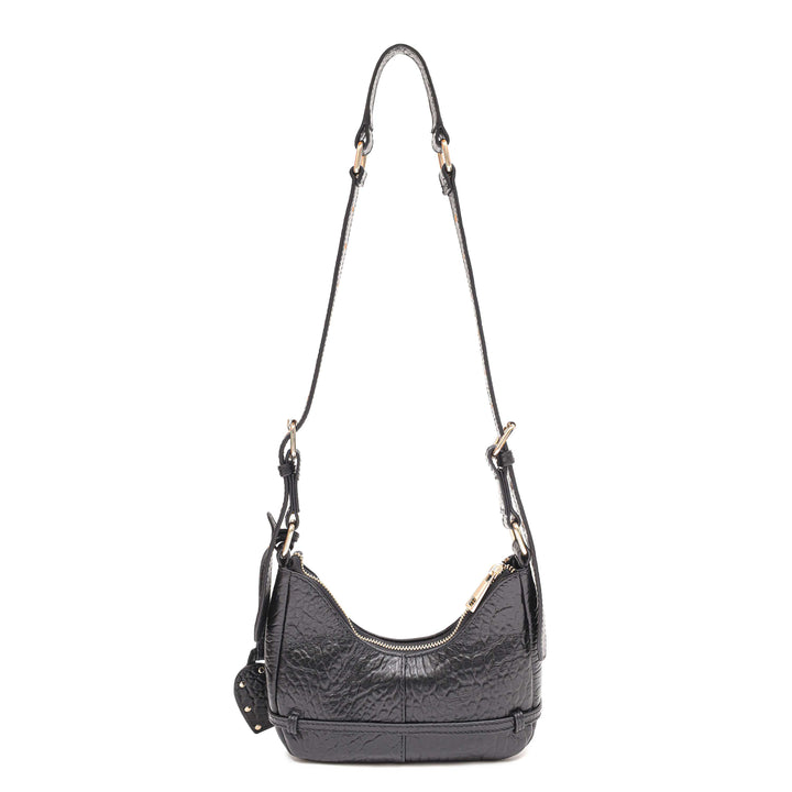 Núnoo Palma Belt New Zealand Black w. Gold Small bag Black