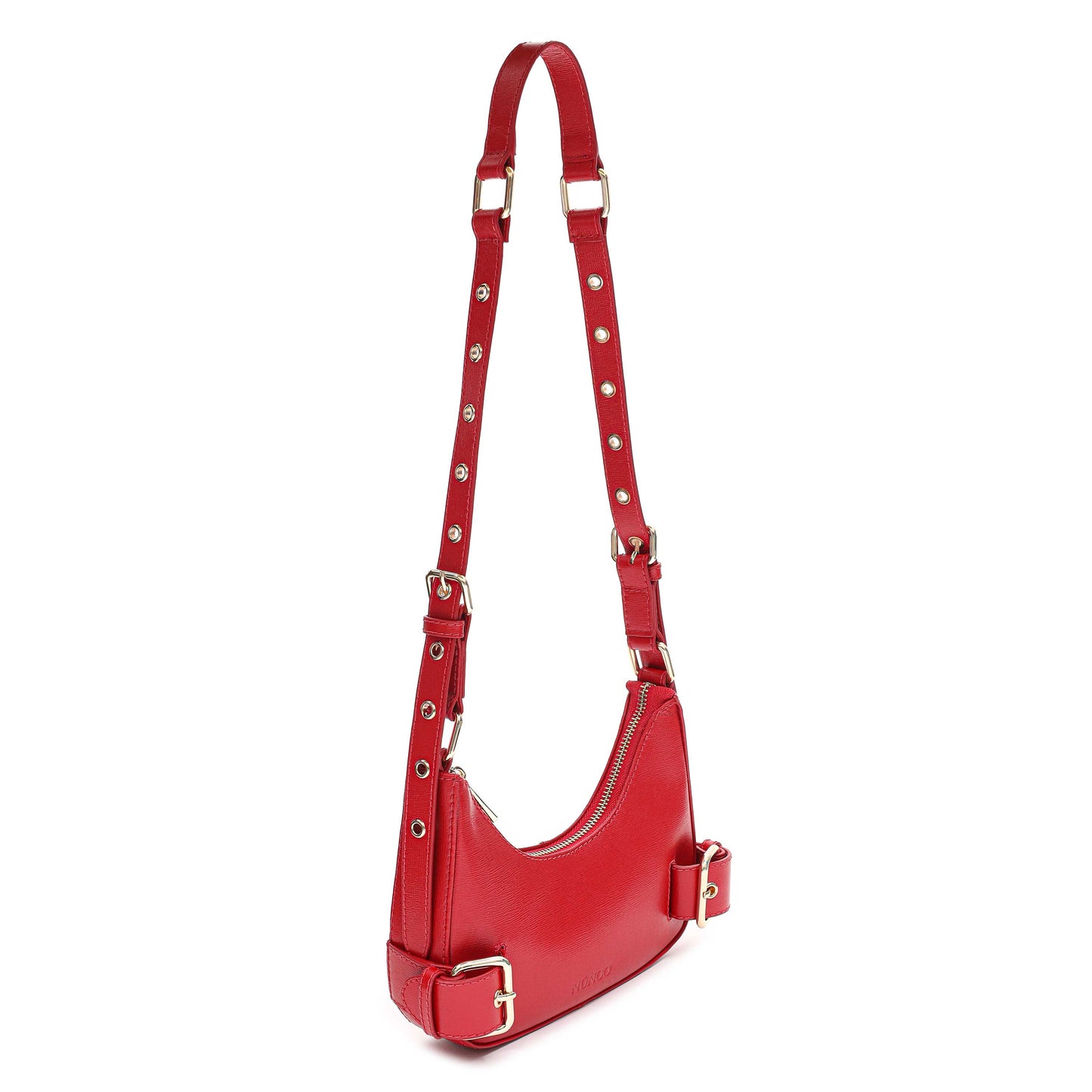 Núnoo Palma Florence Bright Red w. Gold Small bag Bright Red