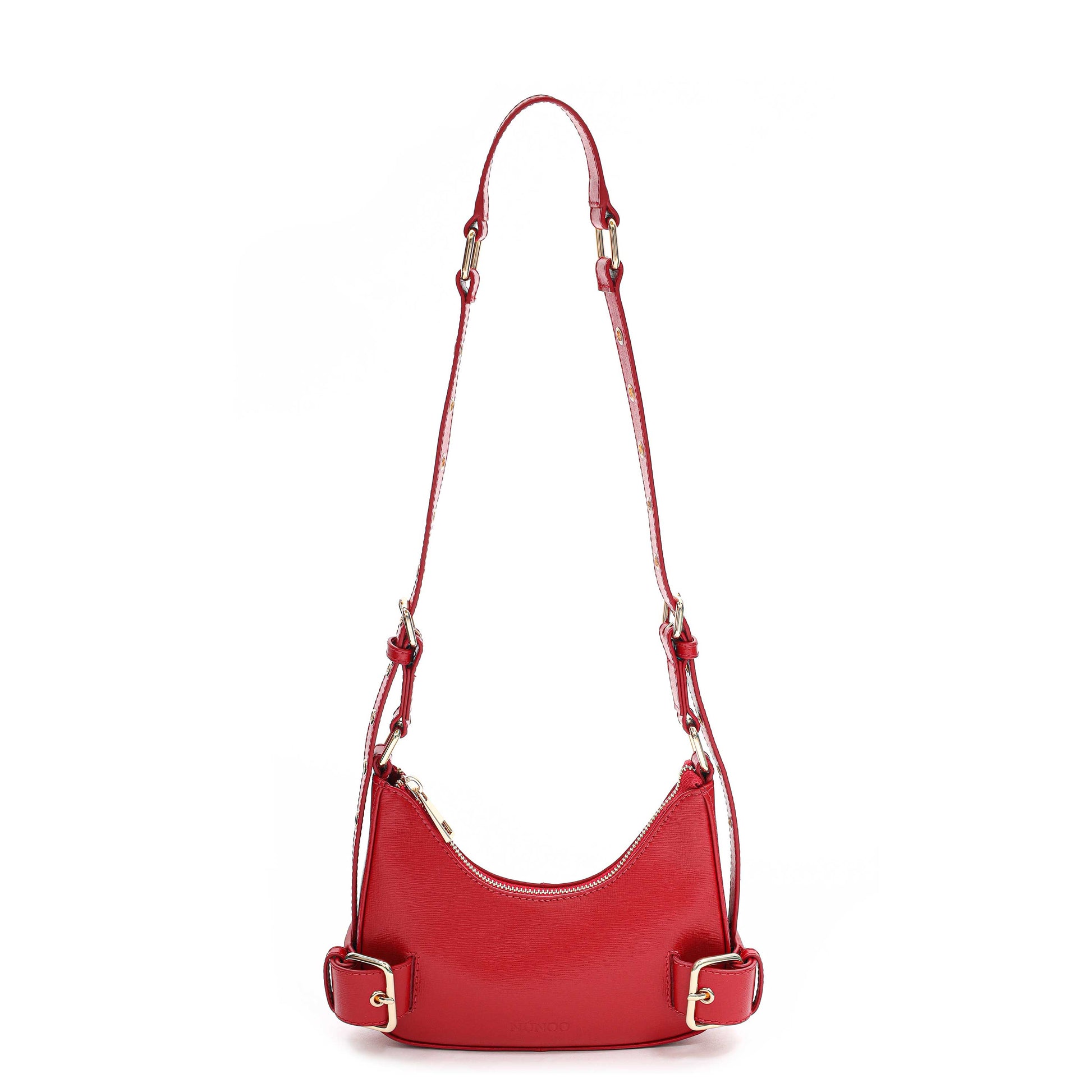 Núnoo Palma Florence Bright Red w. Gold Small bag Bright Red