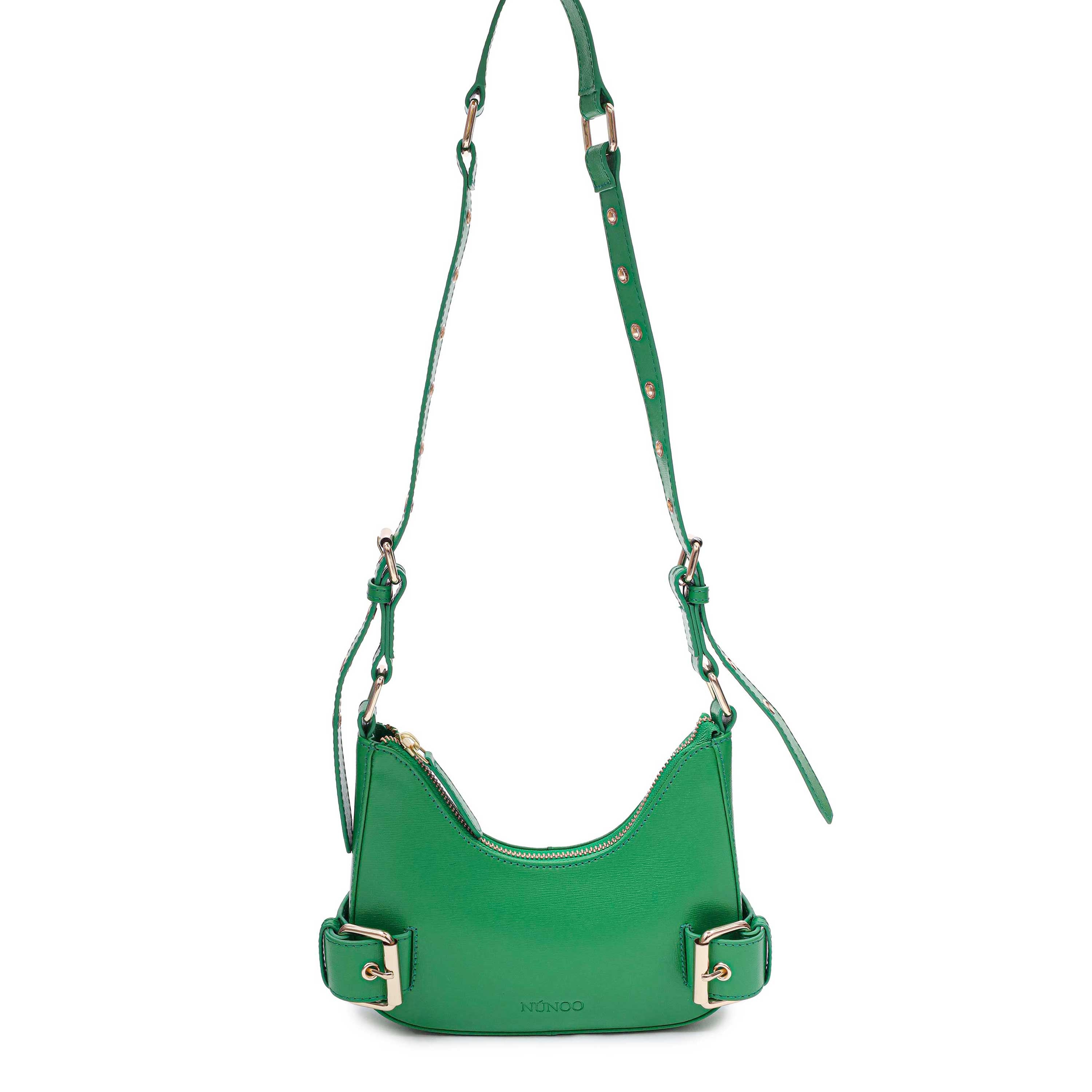 Small green on sale and gold bag