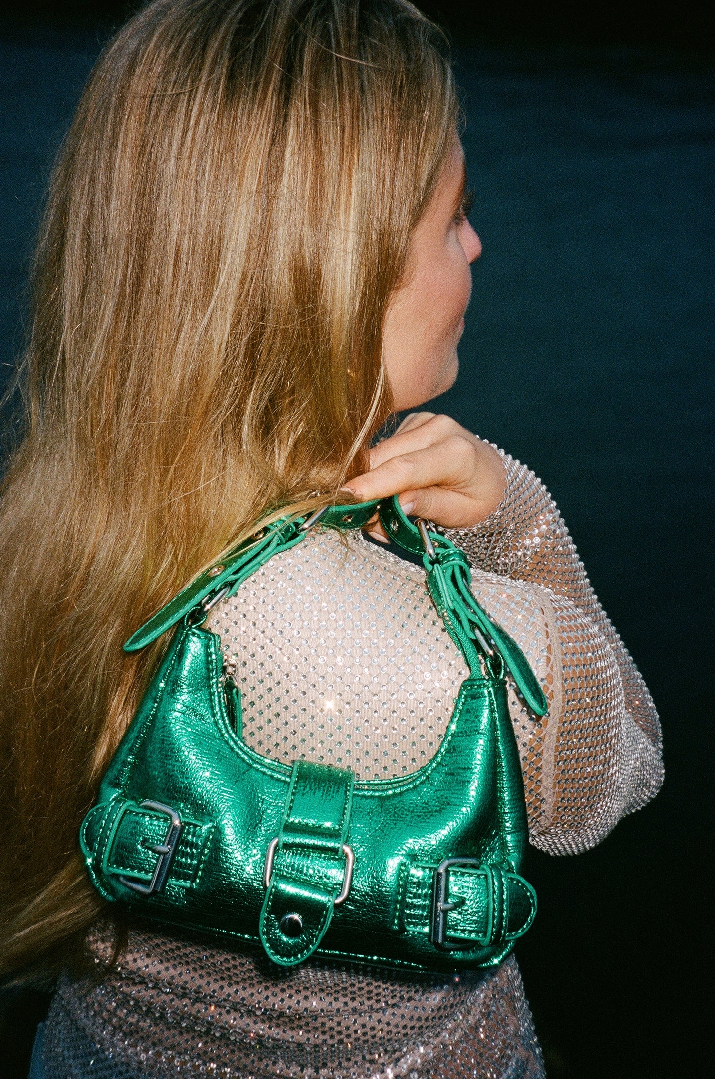 Núnoo Palma Recycled Cool Green Small bag