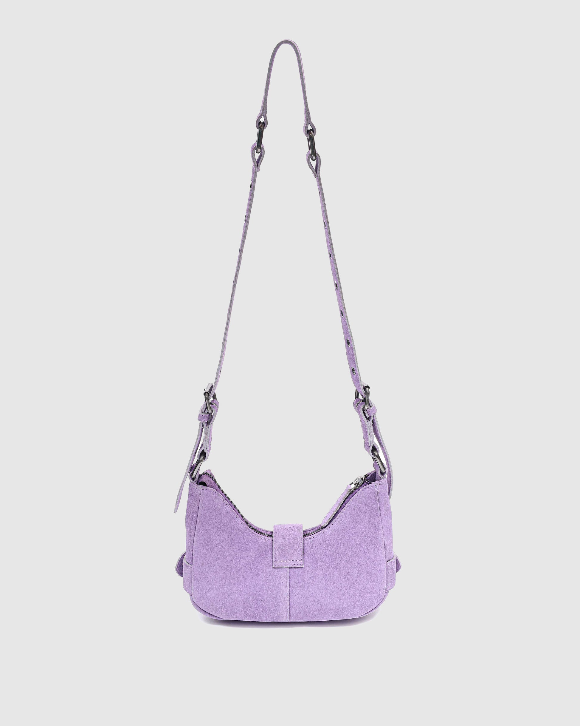 Núnoo Palma Suede Purple Small bag
