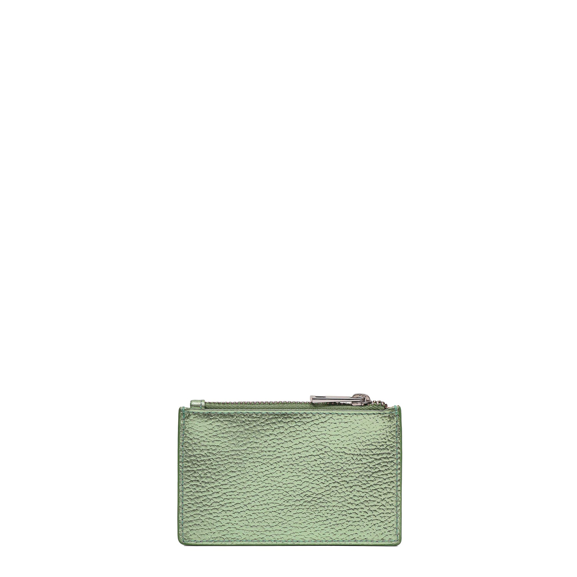 Núnoo Pixie Buckle Metallic Light Green Wallet Light green