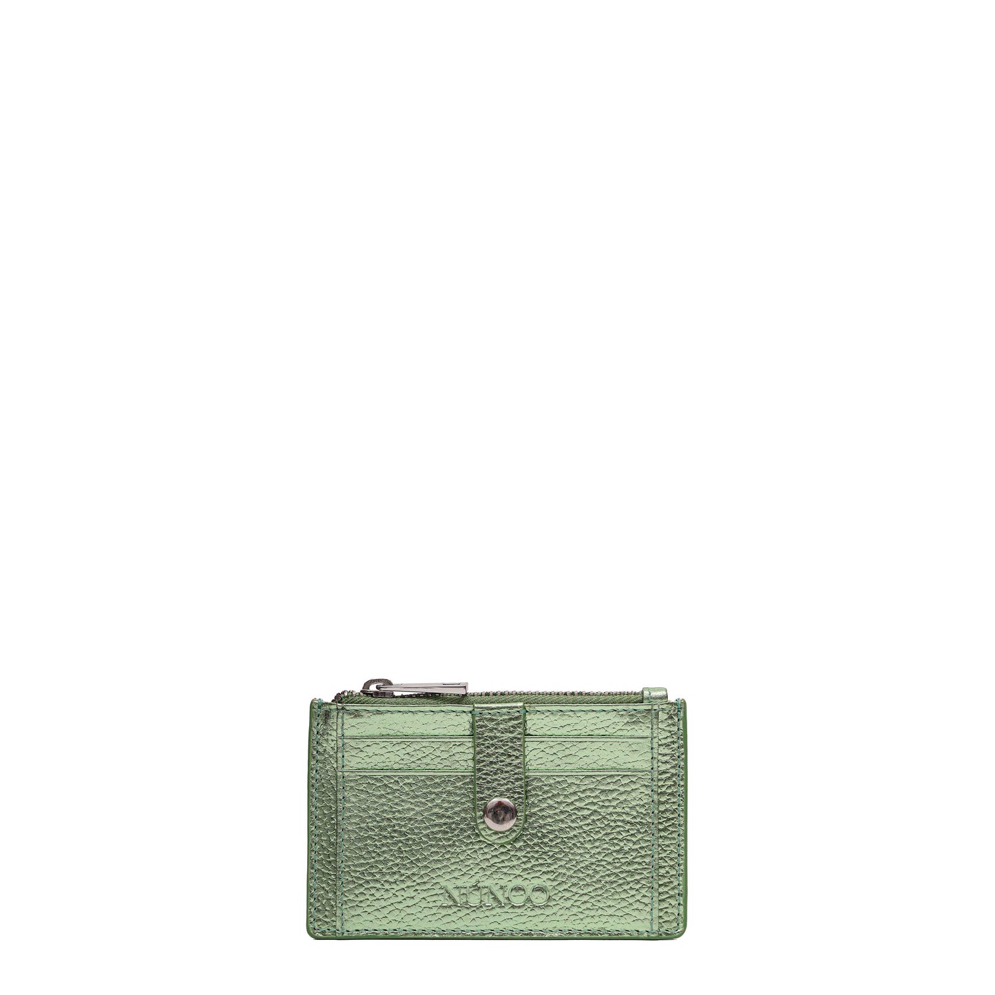 Núnoo Pixie Buckle Metallic Light Green Wallet Light green