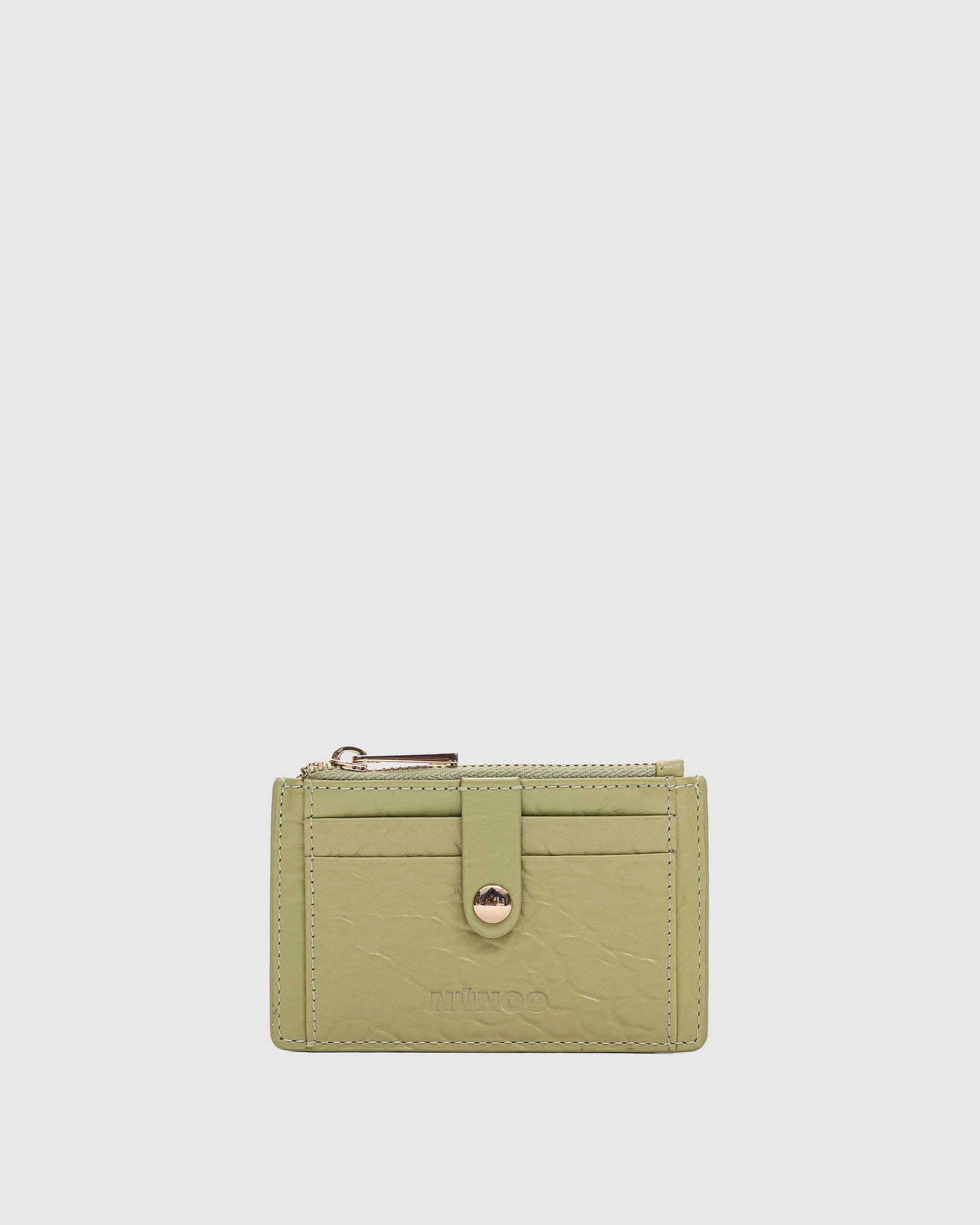Núnoo Pixie Buckle New Zealand Light Green w. Gold Wallet Light green