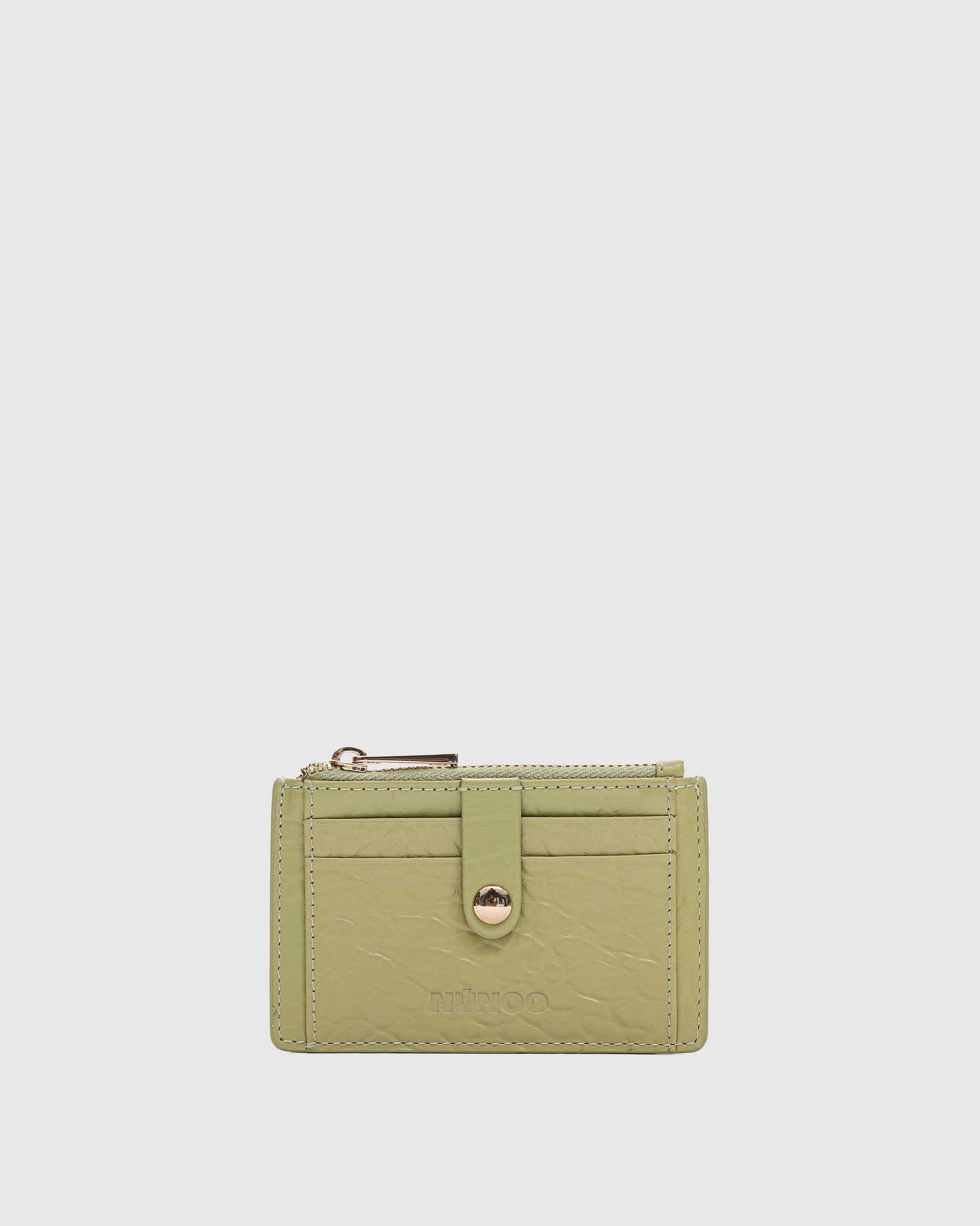 Núnoo Pixie Buckle New Zealand Light Green w. Gold Wallet Light green